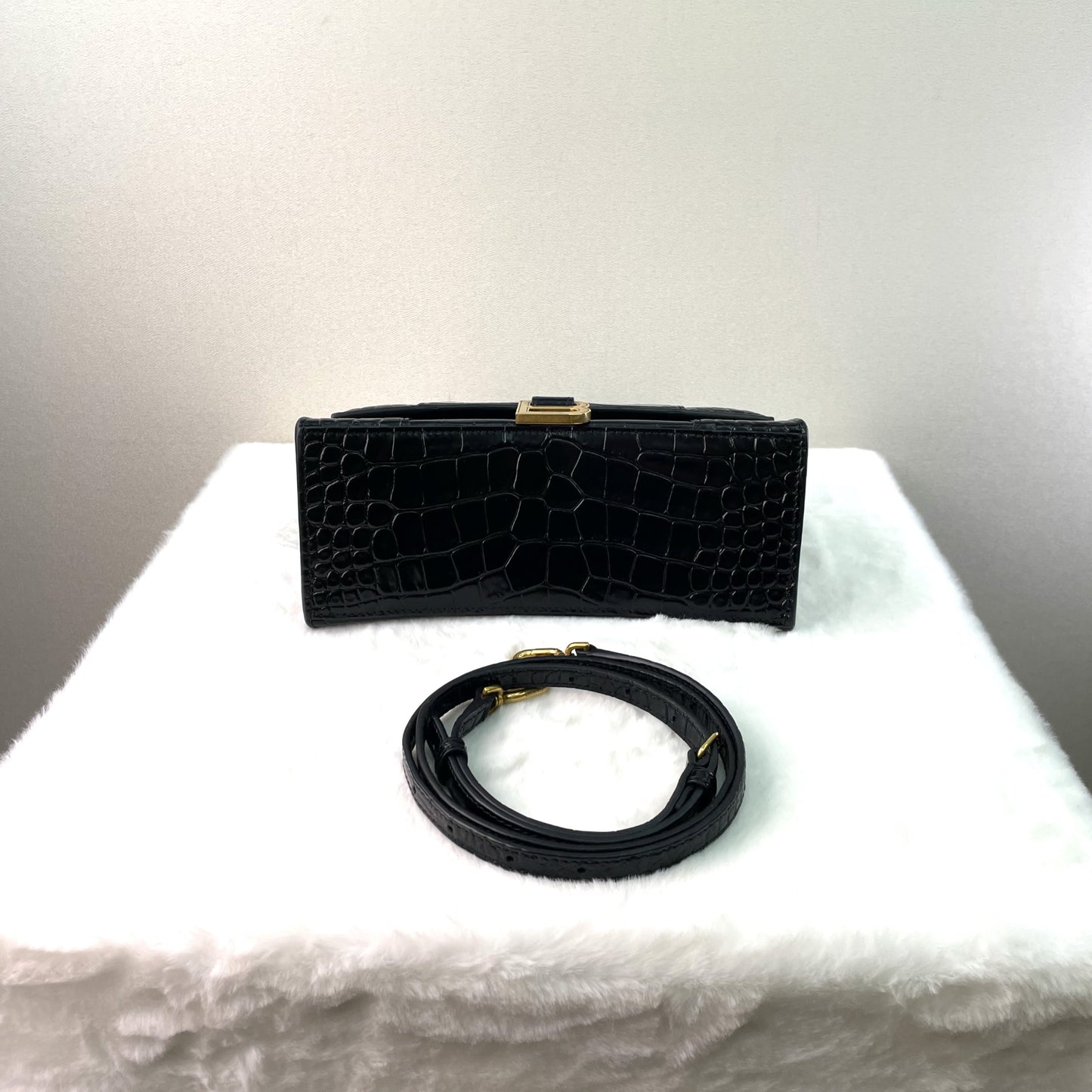 Balenciaga - Hourglass - Leather - Black - (mini)