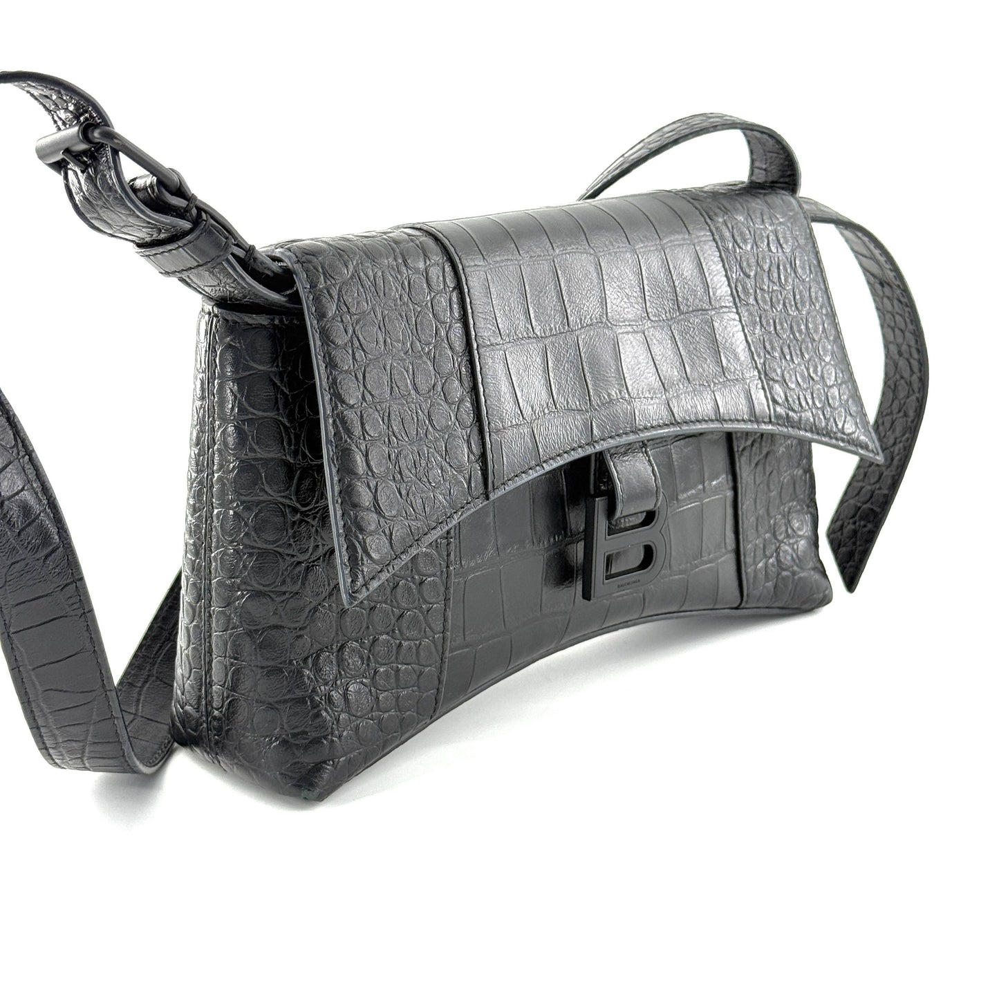 Balenciaga - Hourglass - Leather - Black - (mini)