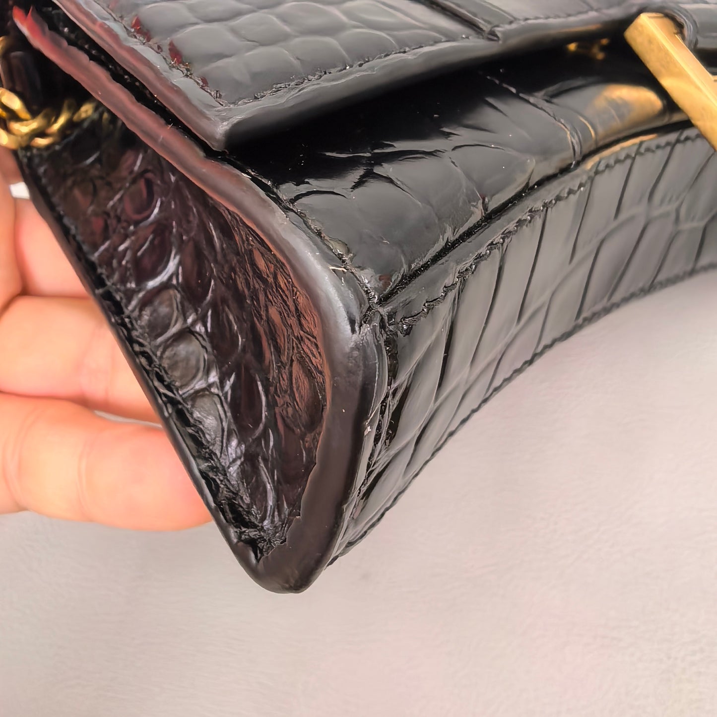 Balenciaga - Hourglass - Leather - Black - (mini)