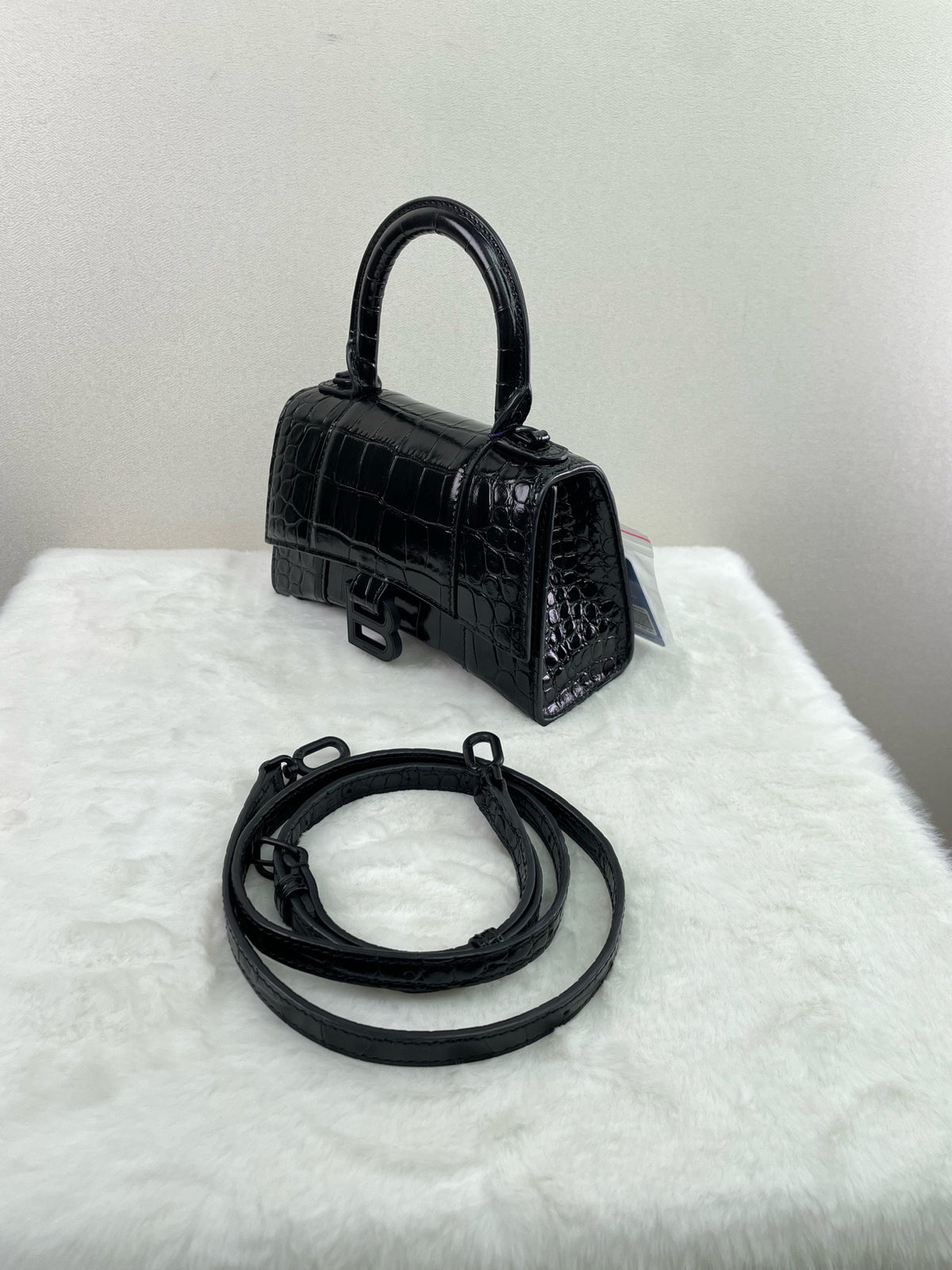 Balenciaga - Hourglass - Leather - Black - (mini)