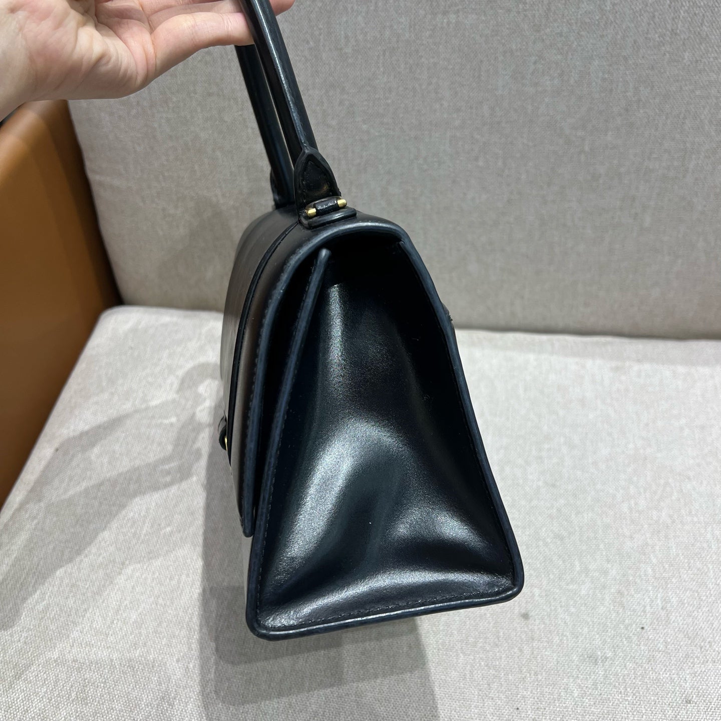Balenciaga - Hourglass - Leather - Black - (mini)