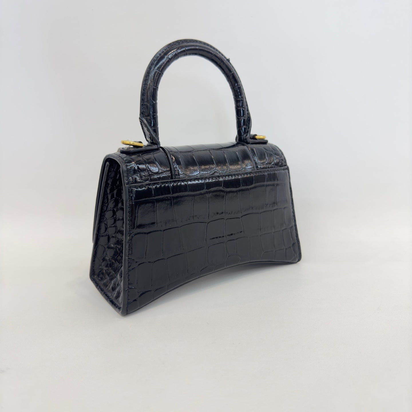 Balenciaga - Hourglass - Leather - Black - (mini)