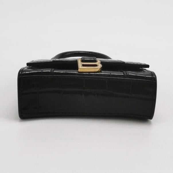 Balenciaga - Hourglass - Leather - Black - (mini)
