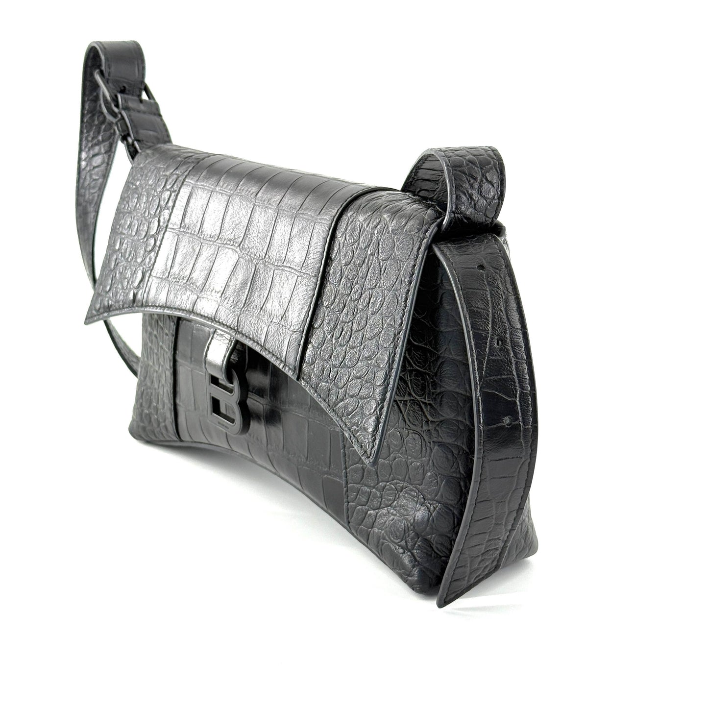 Balenciaga - Hourglass - Leather - Black - (mini)