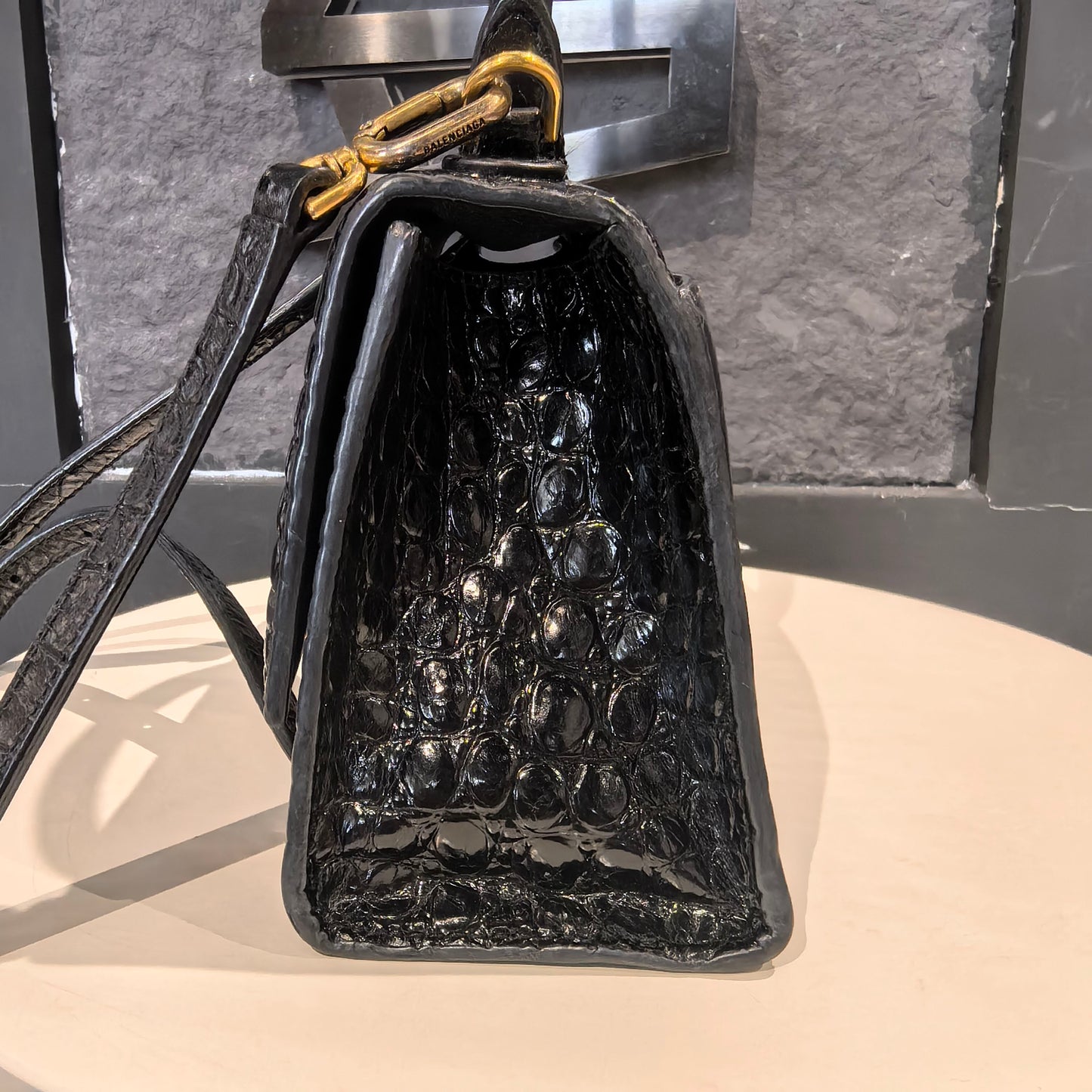 Balenciaga - Hourglass - Leather - Black - (mini)