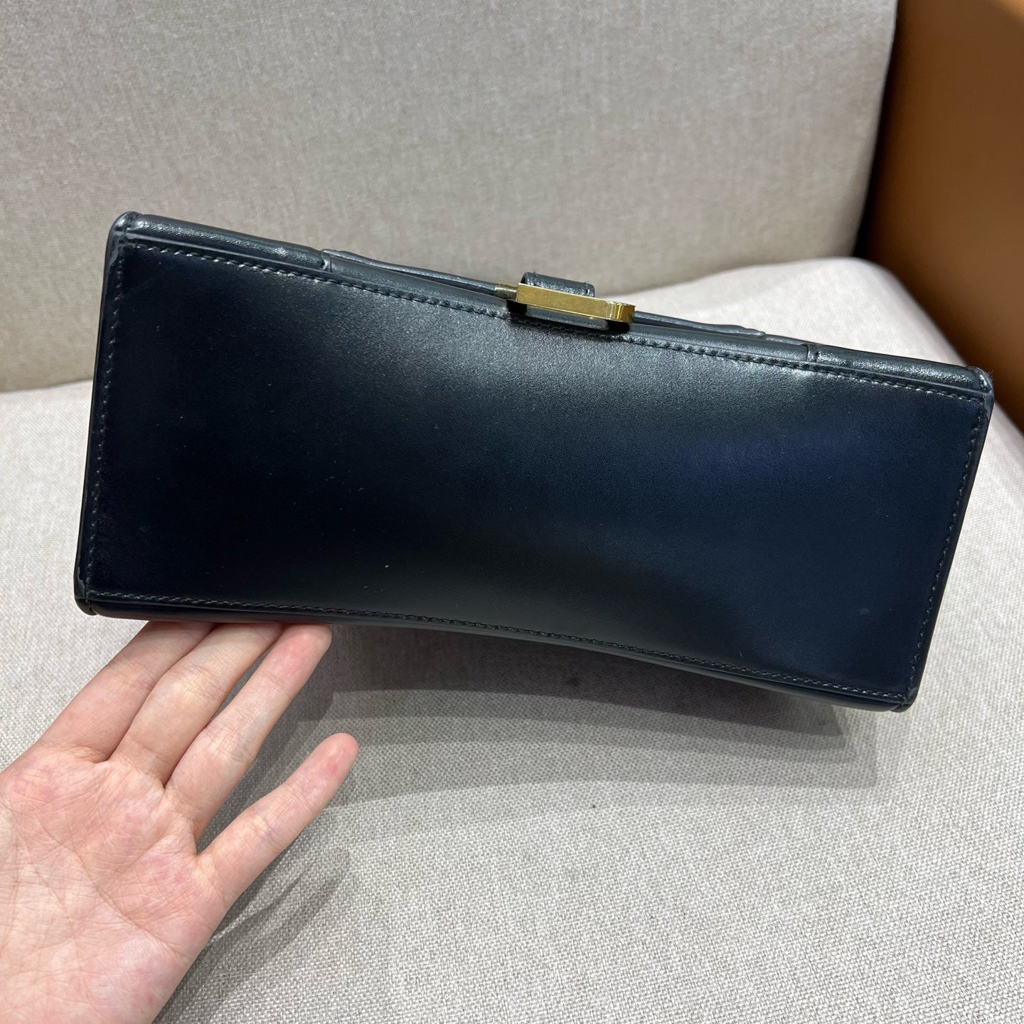 Balenciaga - Hourglass - Leather - Black - (mini)