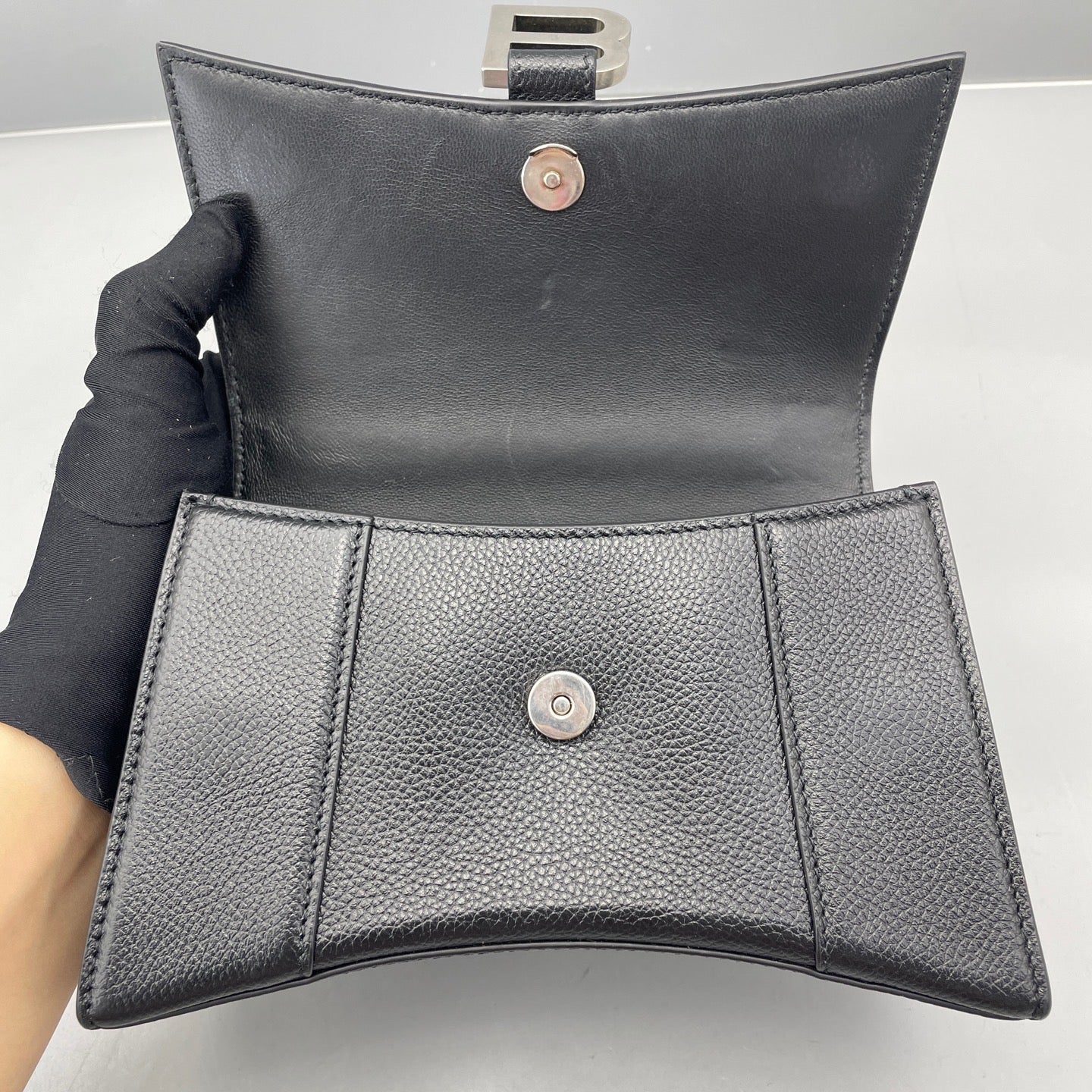 Balenciaga - Hourglass - Leather - Black - (mini)