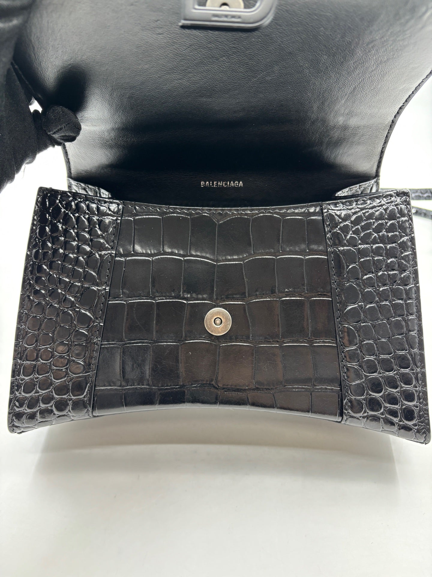 Balenciaga - Hourglass - Leather - Black - (mini)