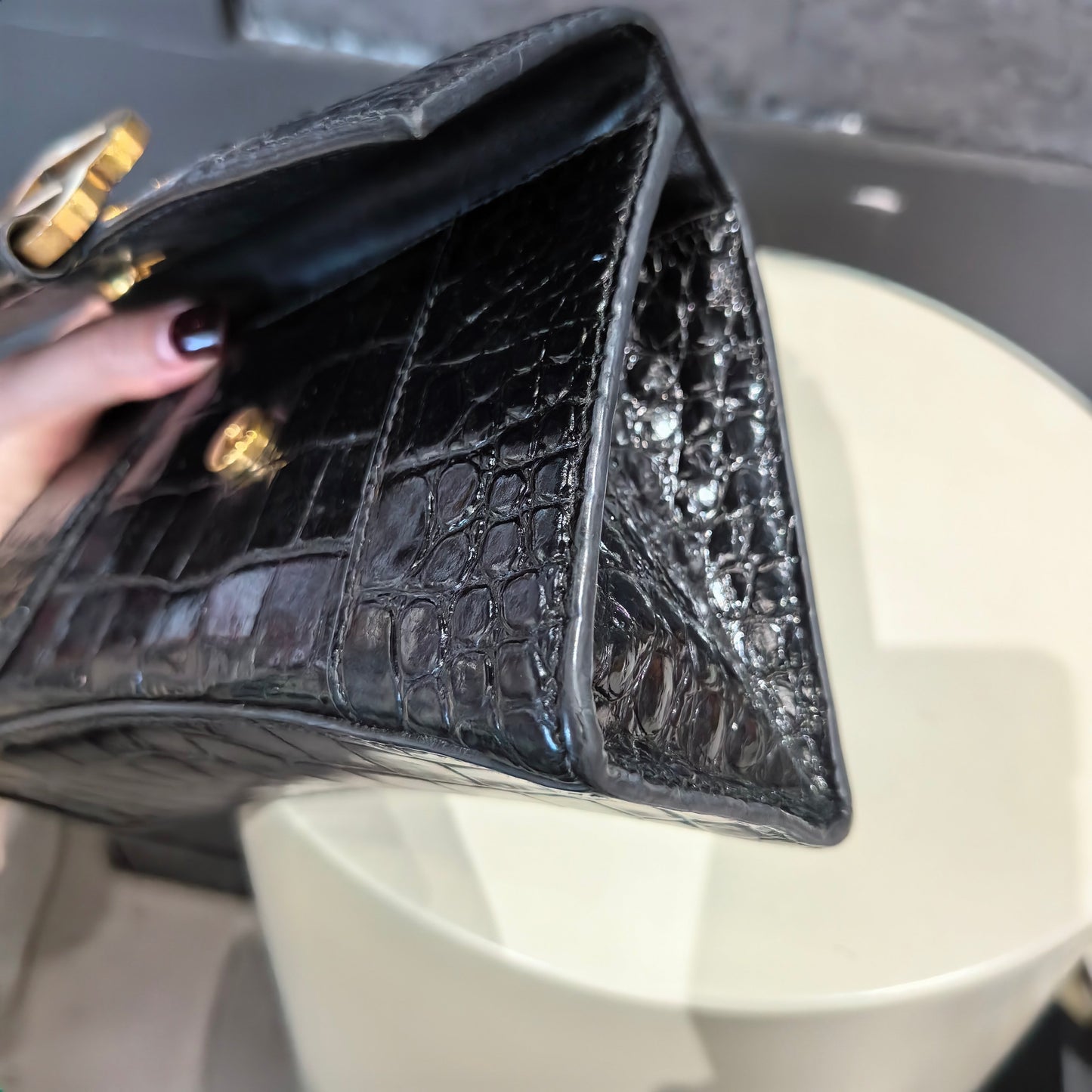 Balenciaga - Hourglass - Leather - Black - (mini)