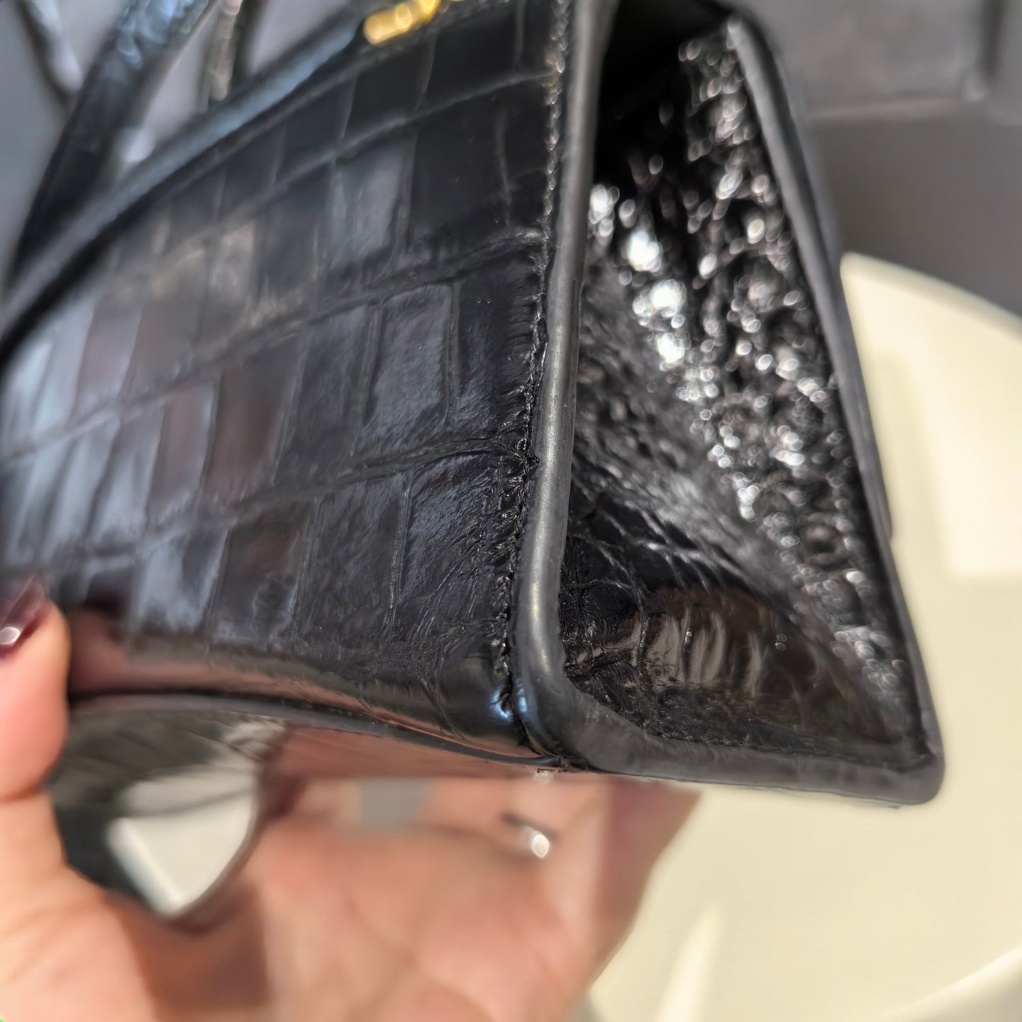 Balenciaga - Hourglass - Leather - Black - (mini)