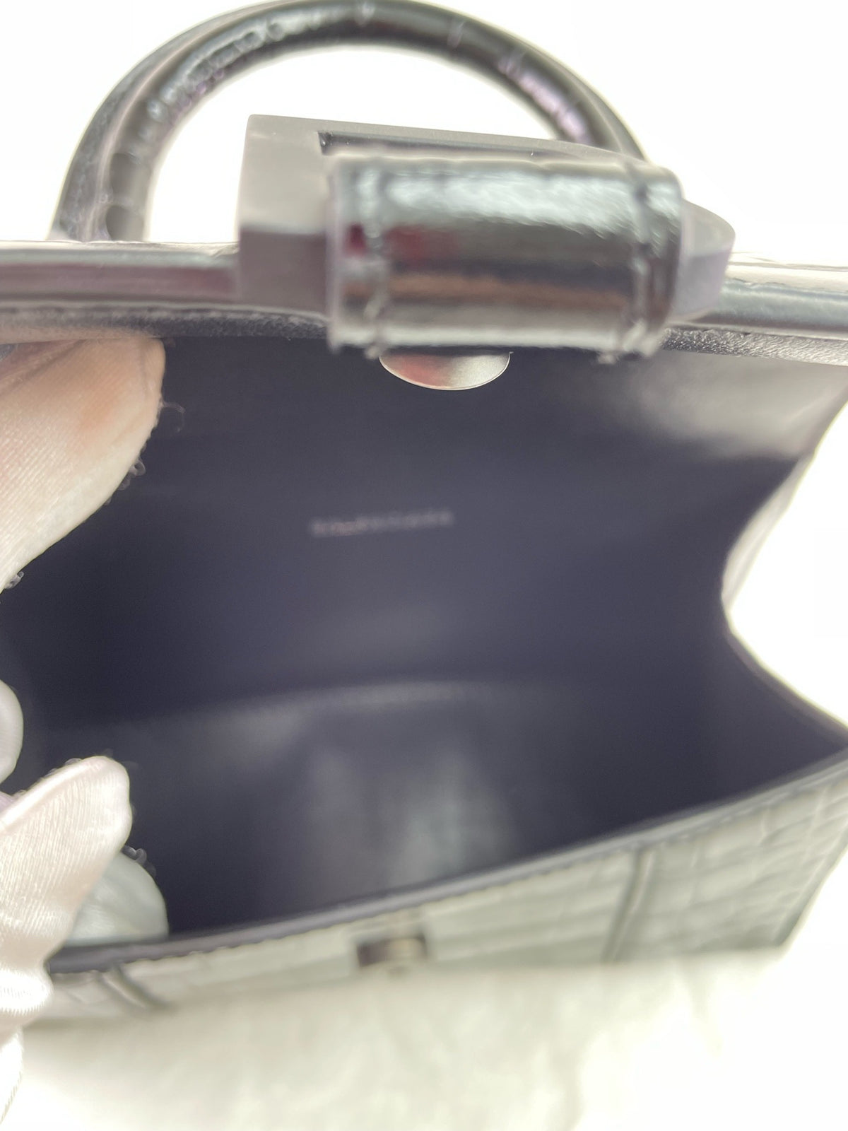 Balenciaga - Hourglass - Leather - Black - (mini)