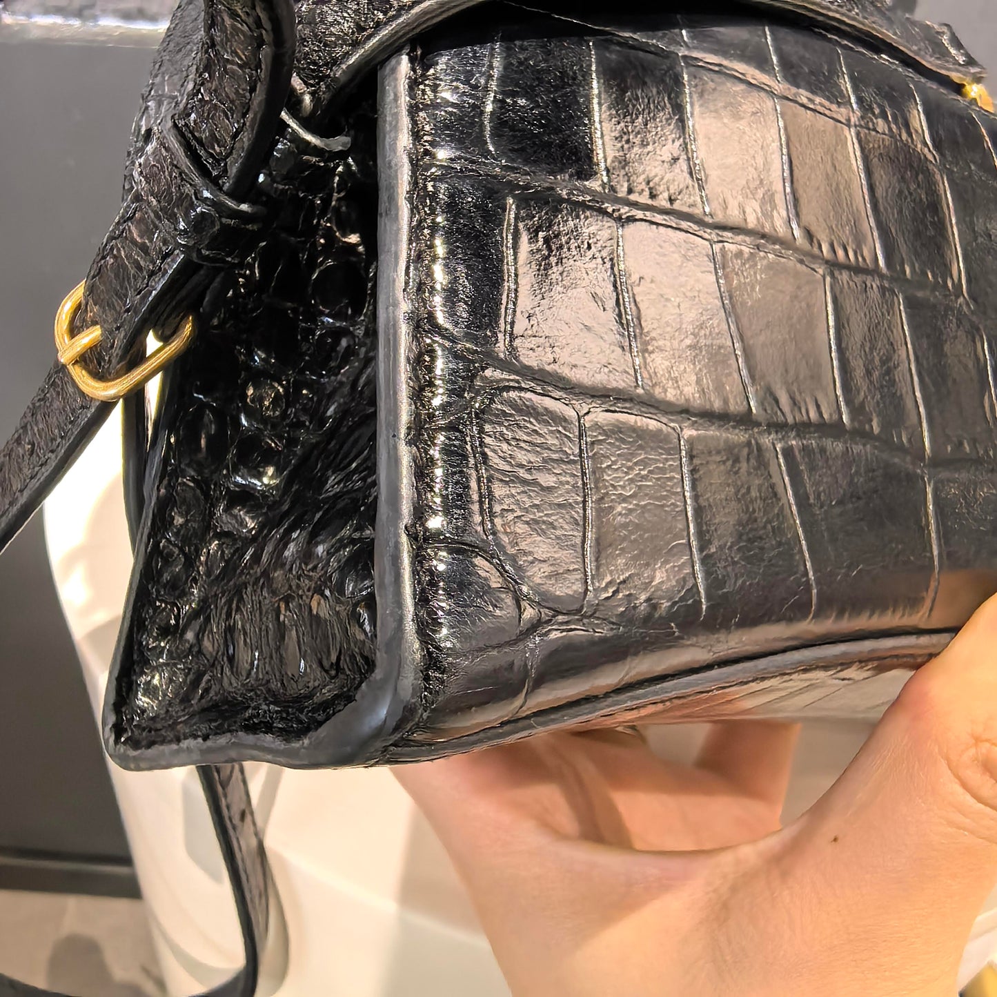 Balenciaga - Hourglass - Leather - Black - (mini)