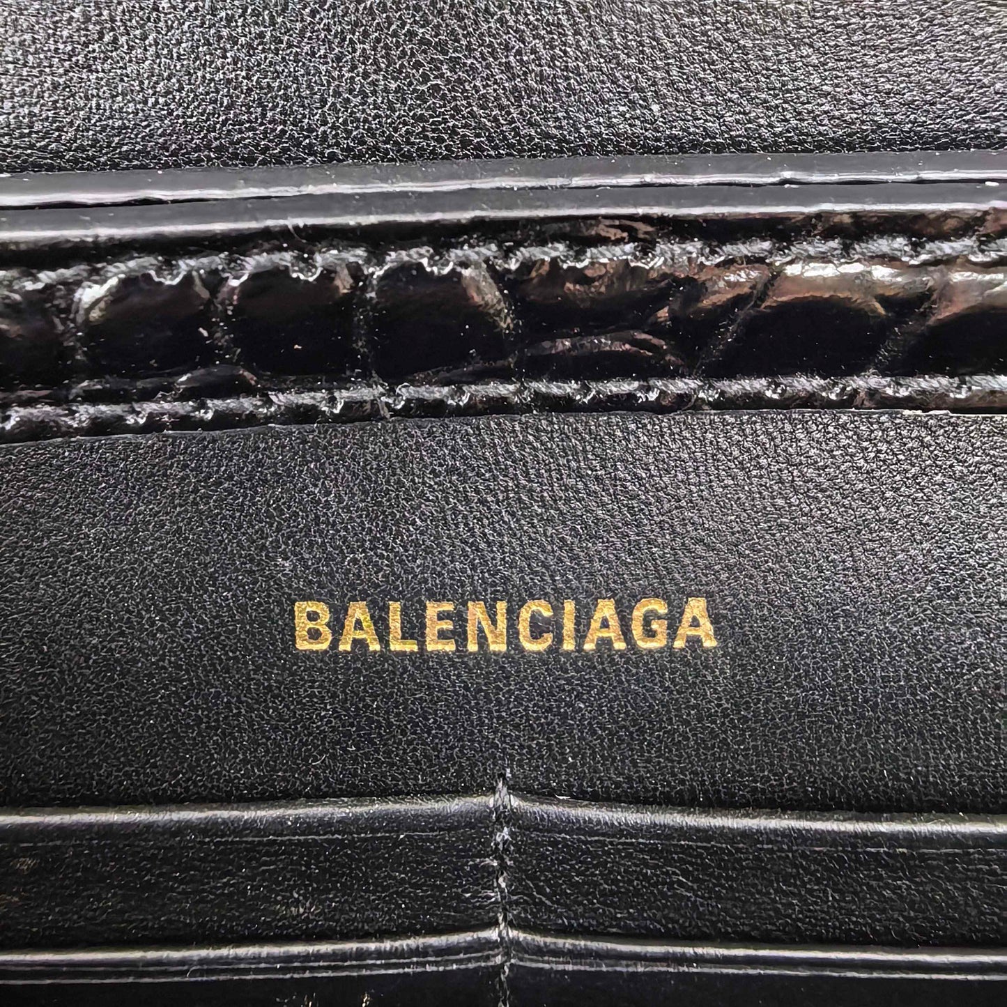 Balenciaga - Hourglass - Leather - Black - (mini)