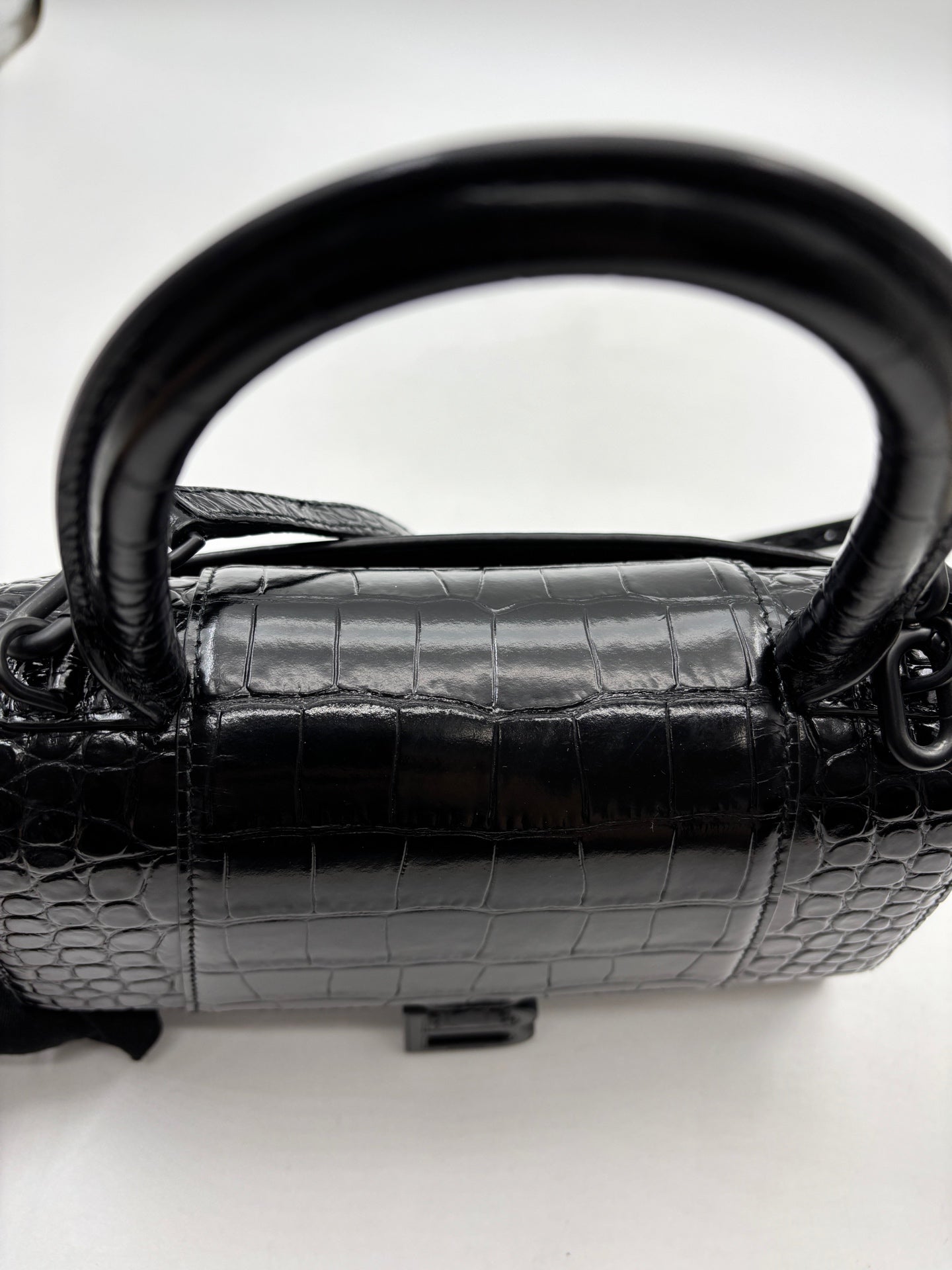 Balenciaga - Hourglass - Leather - Black - (mini)