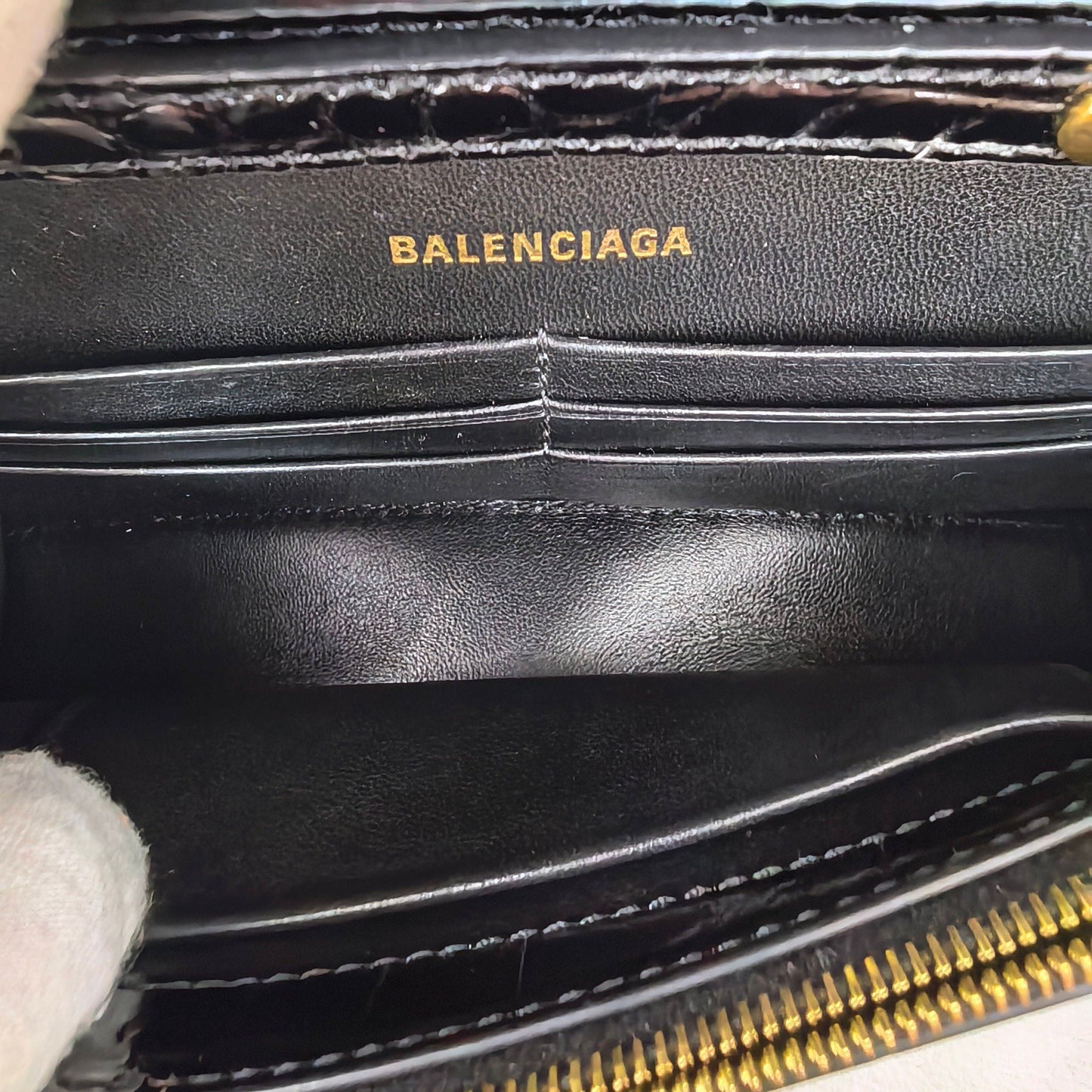 Balenciaga - Hourglass - Leather - Black - (mini)