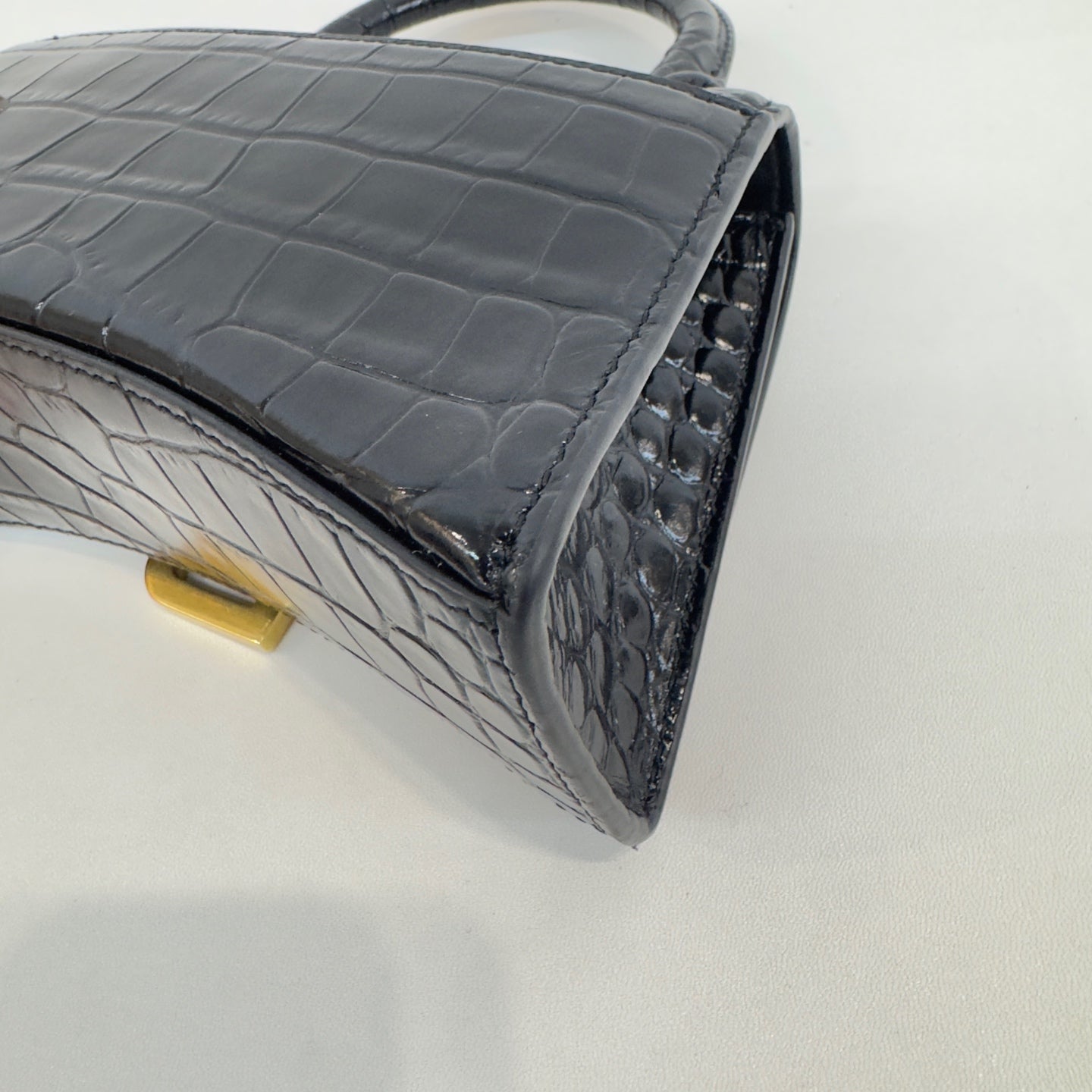 Balenciaga - Hourglass - Leather - Black - (mini)