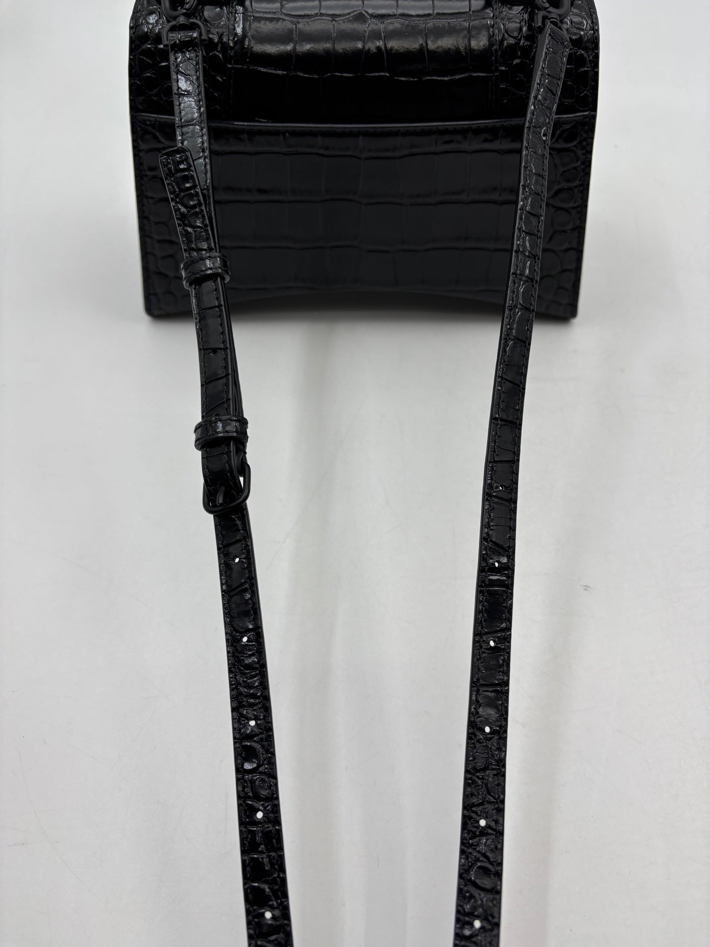 Balenciaga - Hourglass - Leather - Black - (mini)