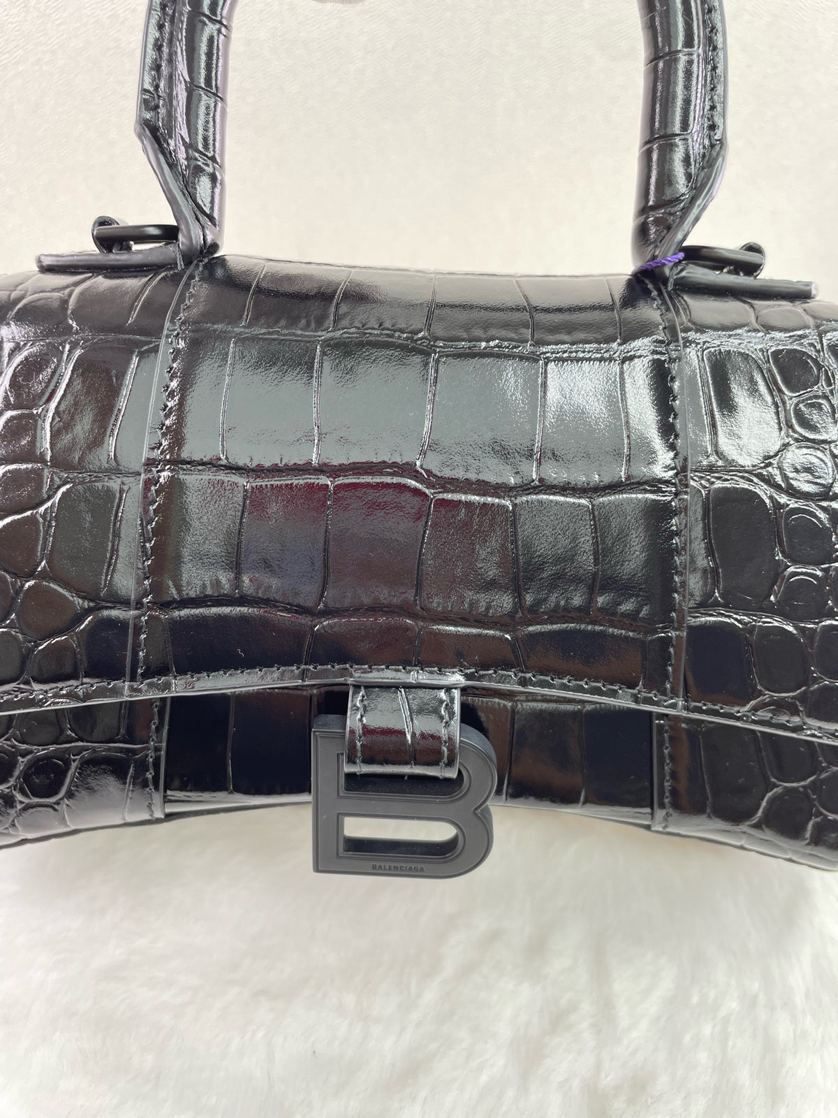 Balenciaga - Hourglass - Leather - Black - (mini)