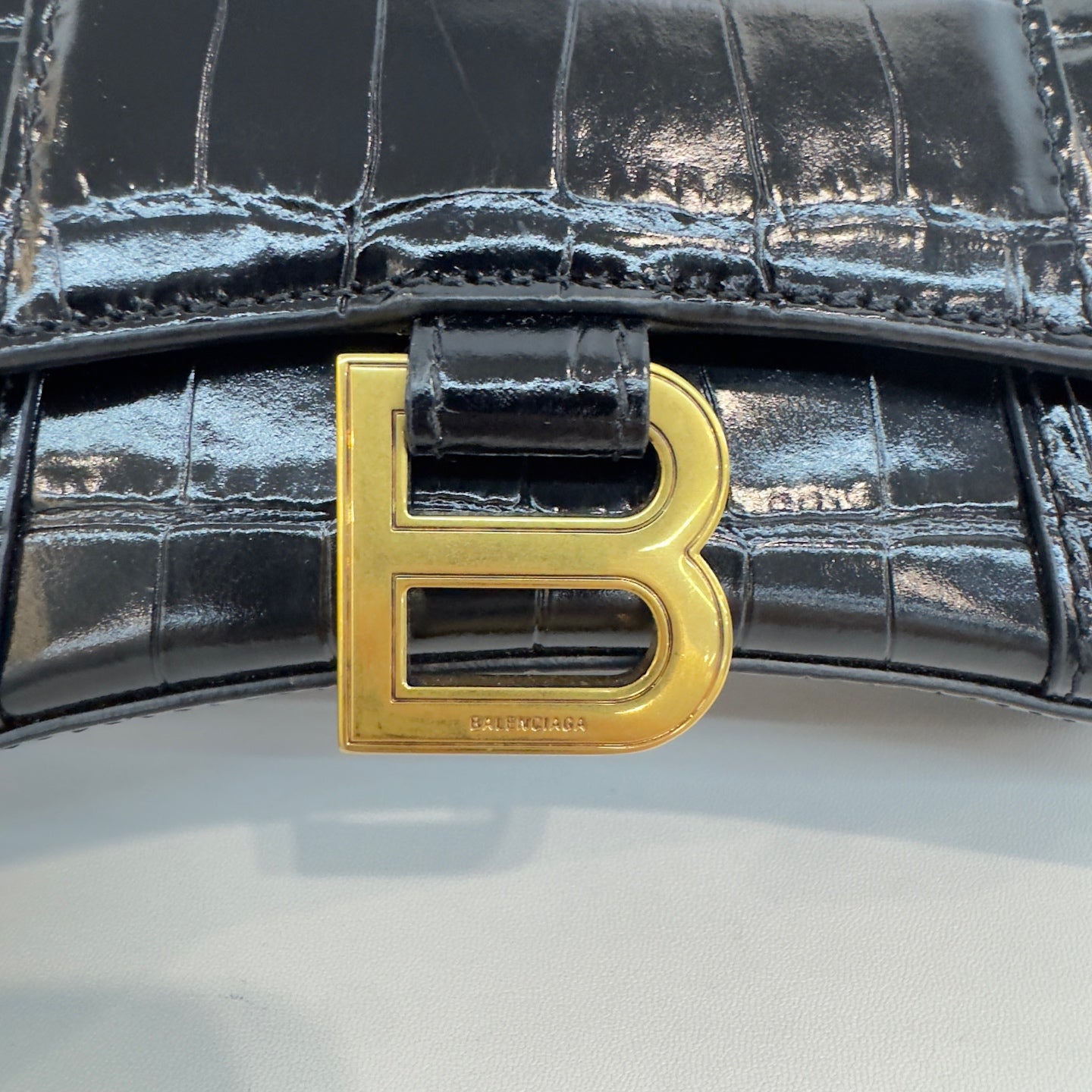 Balenciaga - Hourglass - Leather - Black - (mini)