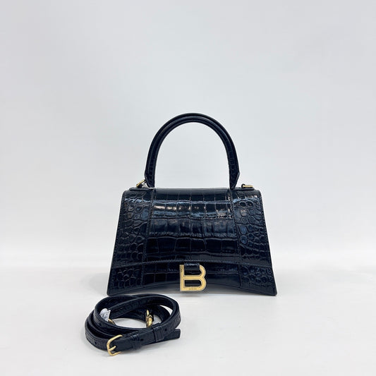 Balenciaga - Hourglass - Leather - Black - (S)