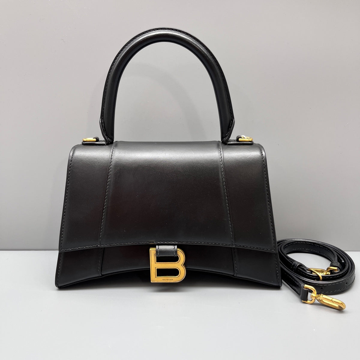 Balenciaga - Hourglass - Leather - Black - (Small)