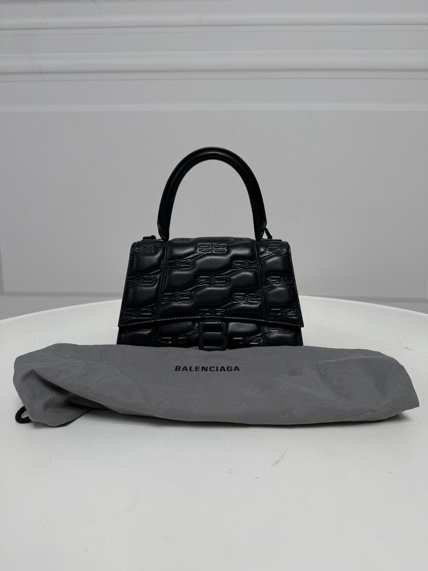 Balenciaga - Hourglass - Leather - Black - (small)