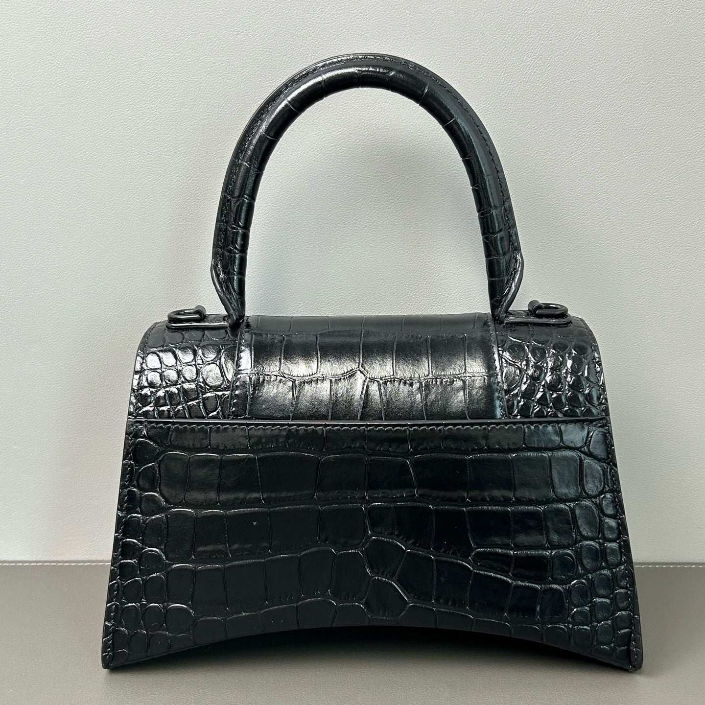 Balenciaga - Hourglass - Leather - Black - (small)