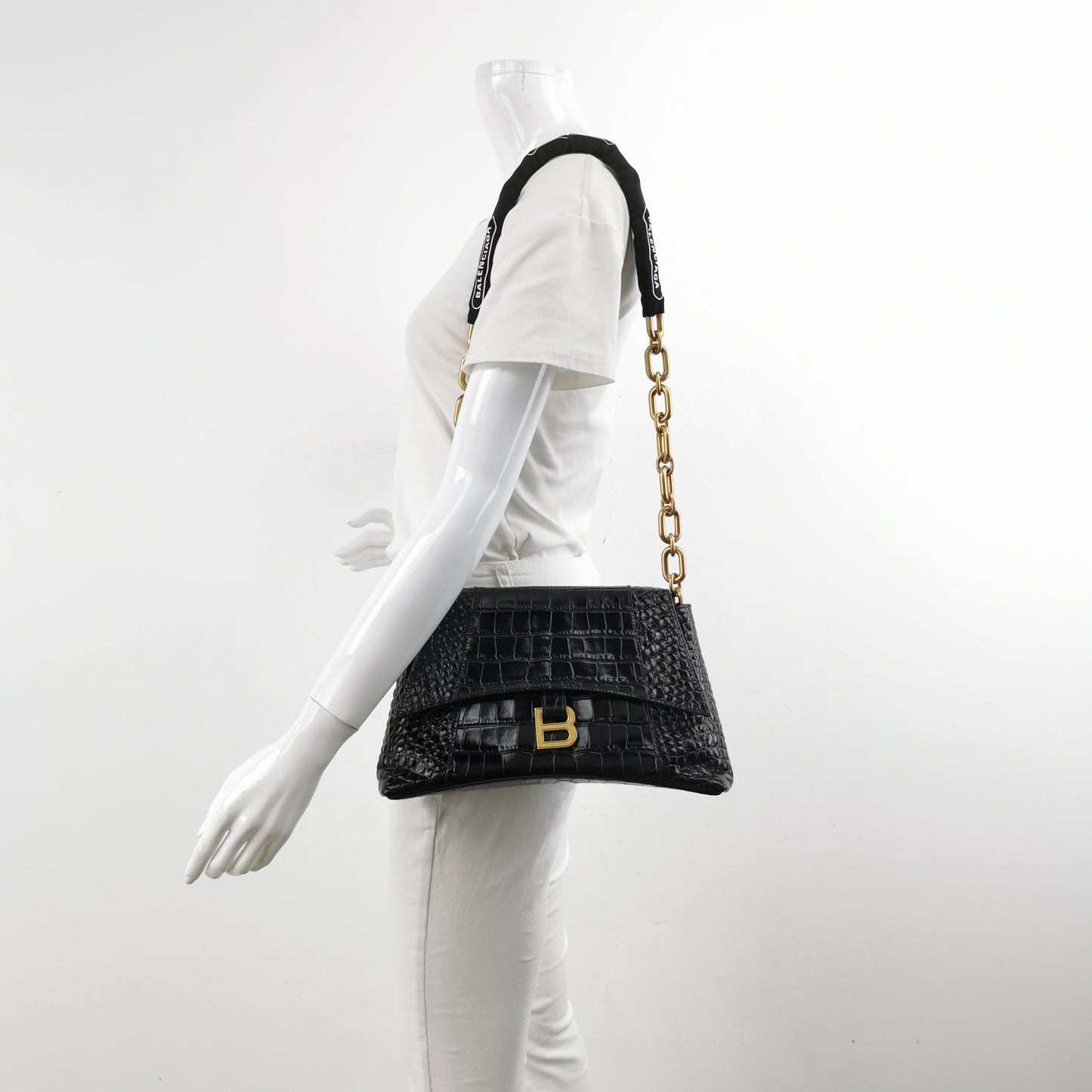 Balenciaga - Hourglass - Leather - Black - (Small)