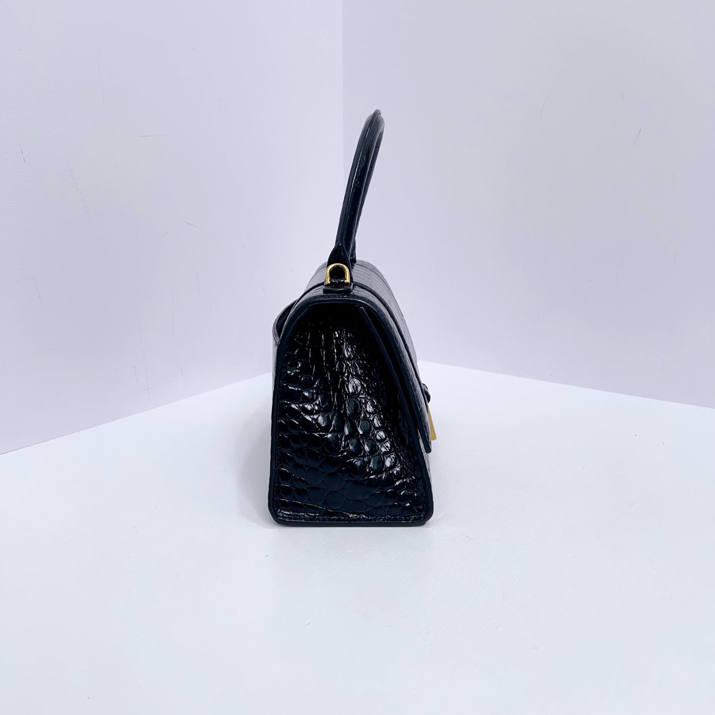 Balenciaga - Hourglass - Leather - Black - (small)