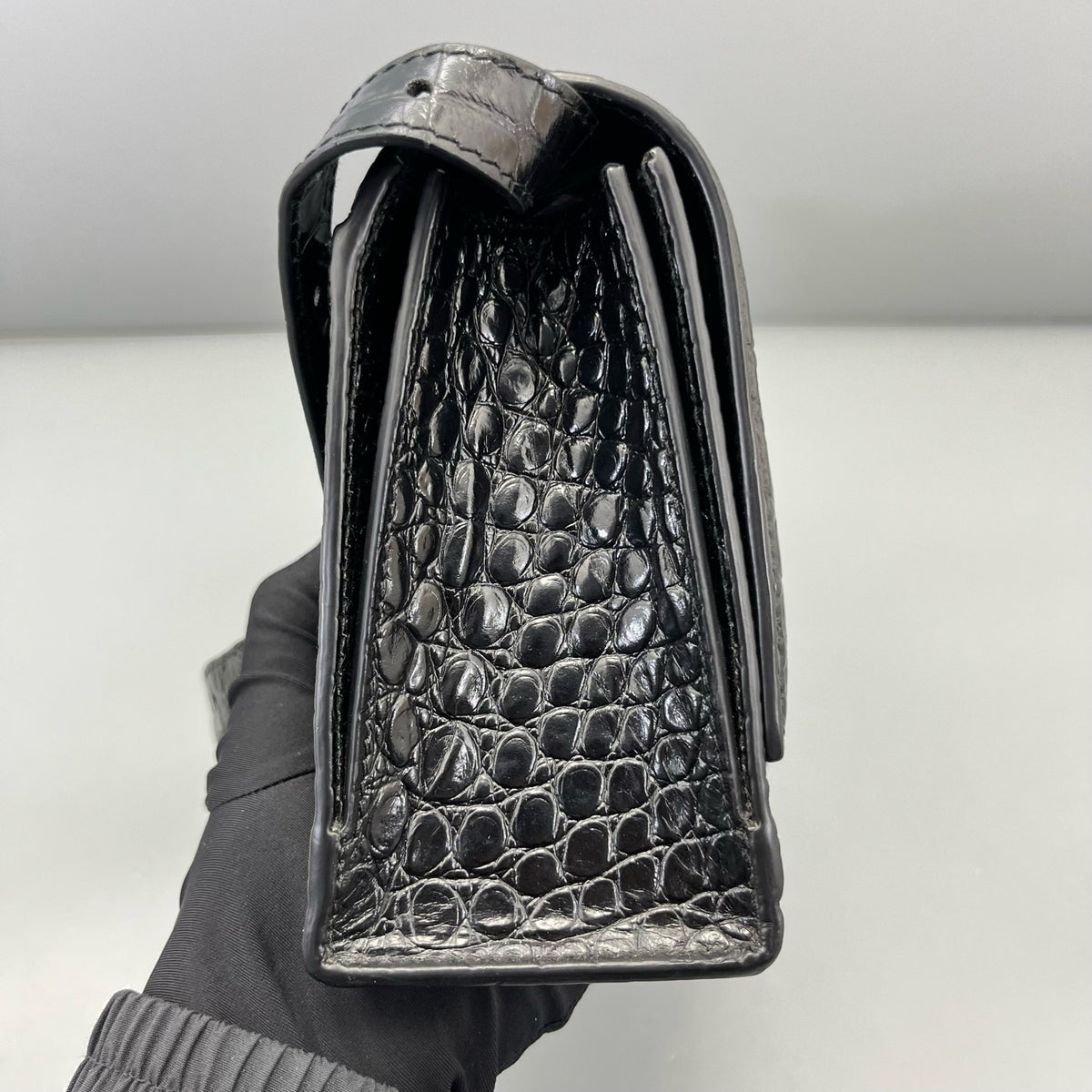 Balenciaga - Hourglass - Leather - Black - (small)