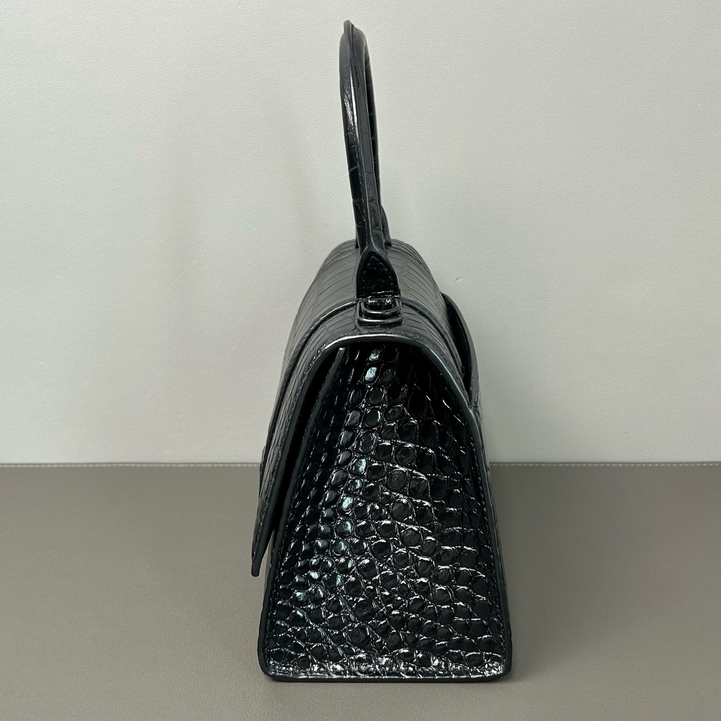 Balenciaga - Hourglass - Leather - Black - (small)