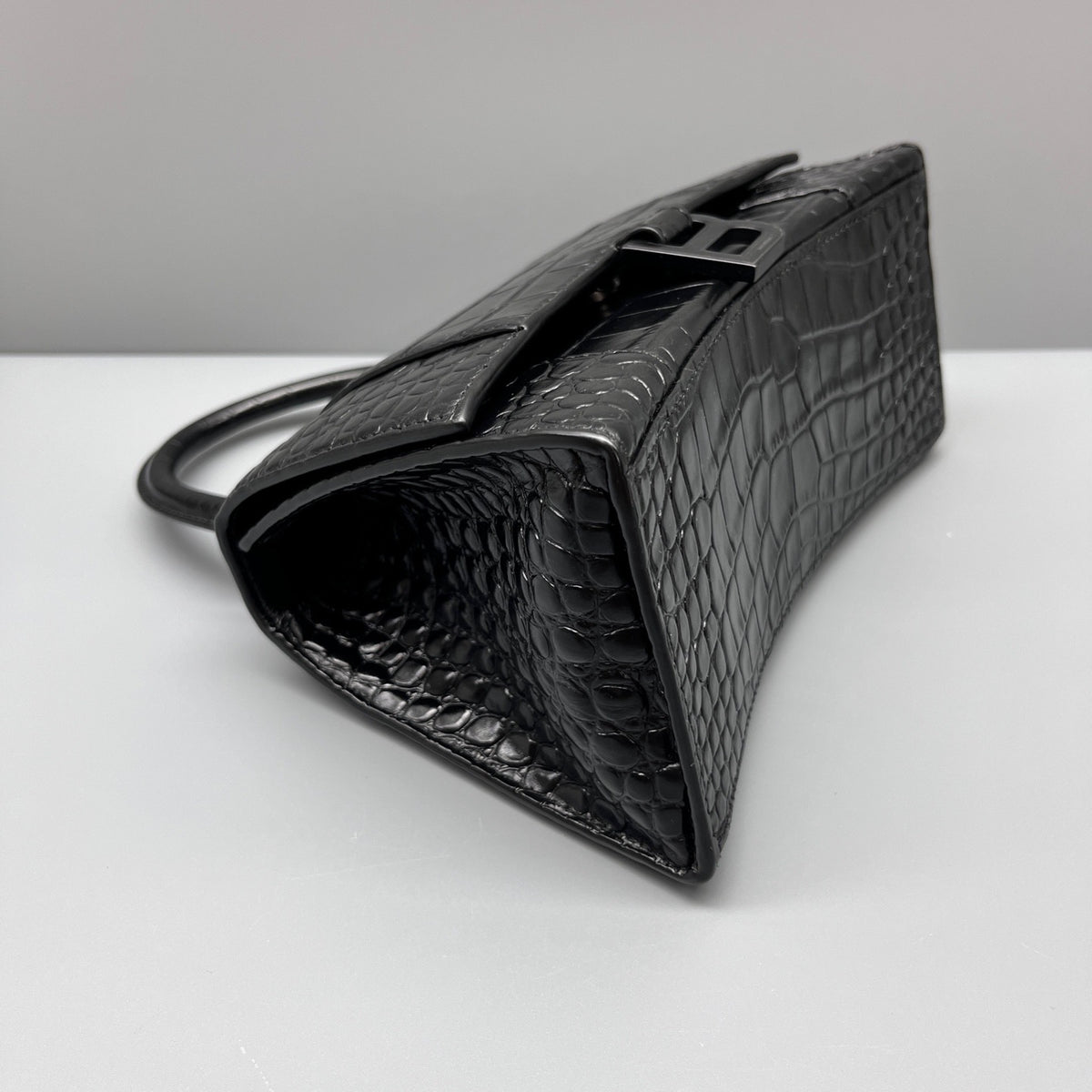 Balenciaga - Hourglass - Leather - Black - (small)