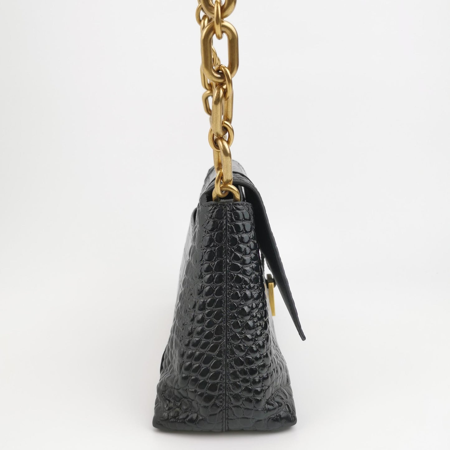 Balenciaga - Hourglass - Leather - Black - (Small)