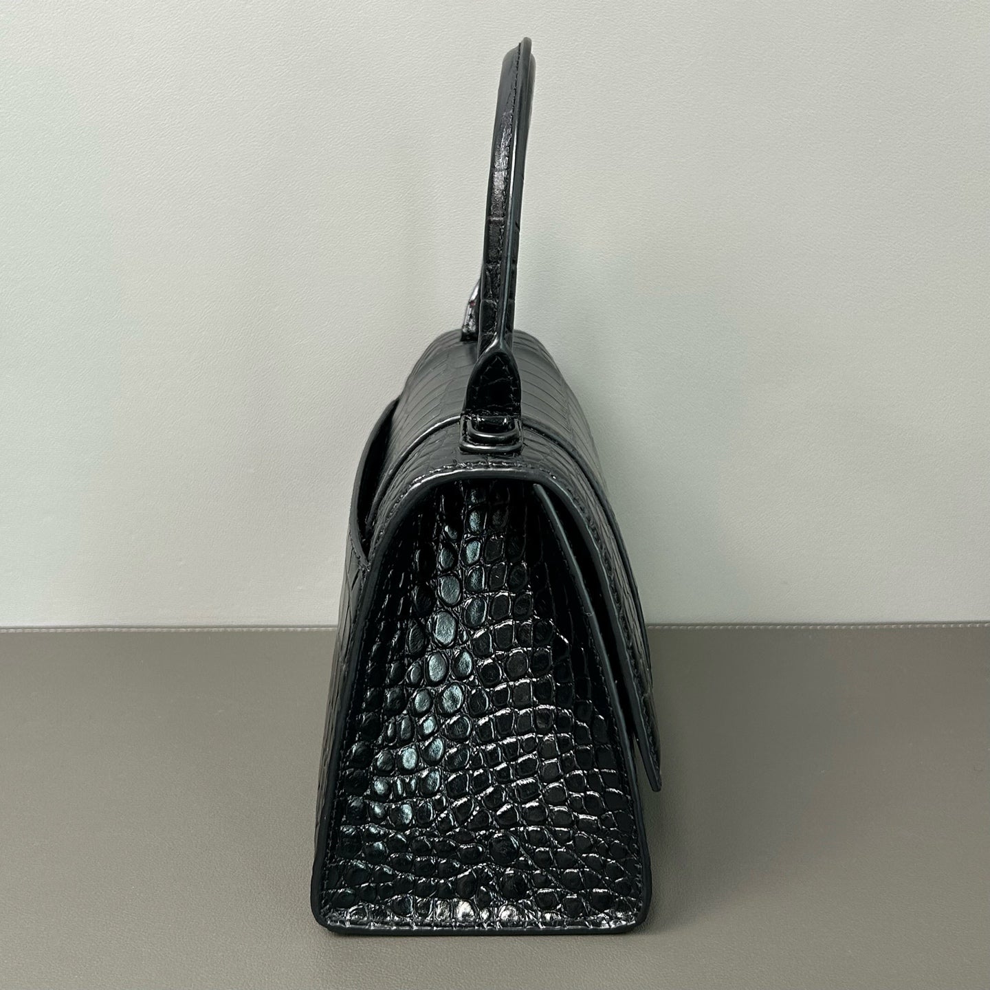Balenciaga - Hourglass - Leather - Black - (small)