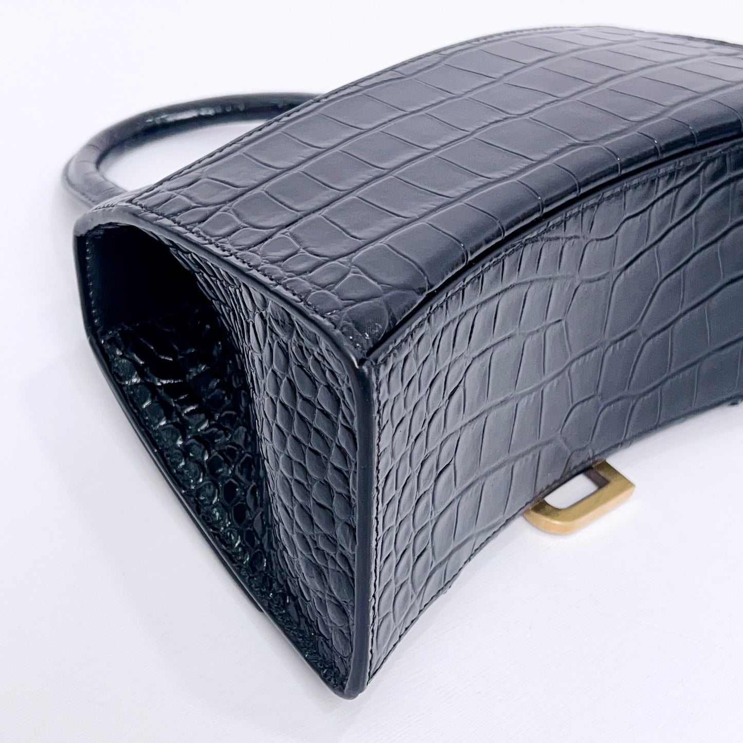 Balenciaga - Hourglass - Leather - Black - (small)