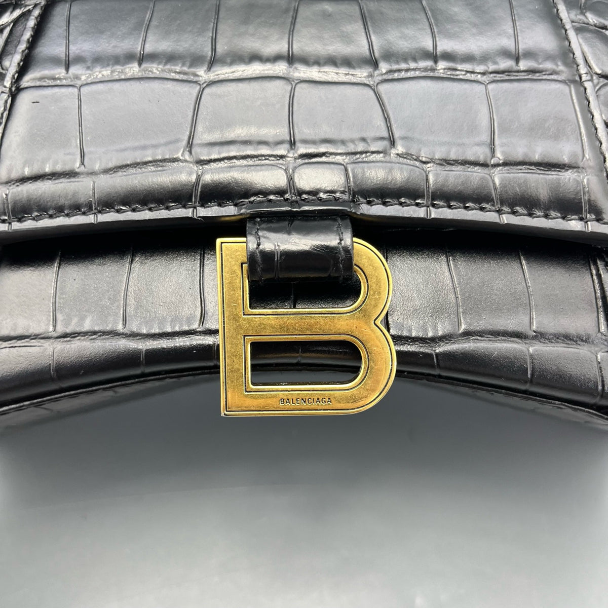 Balenciaga - Hourglass - Leather - Black - (small)