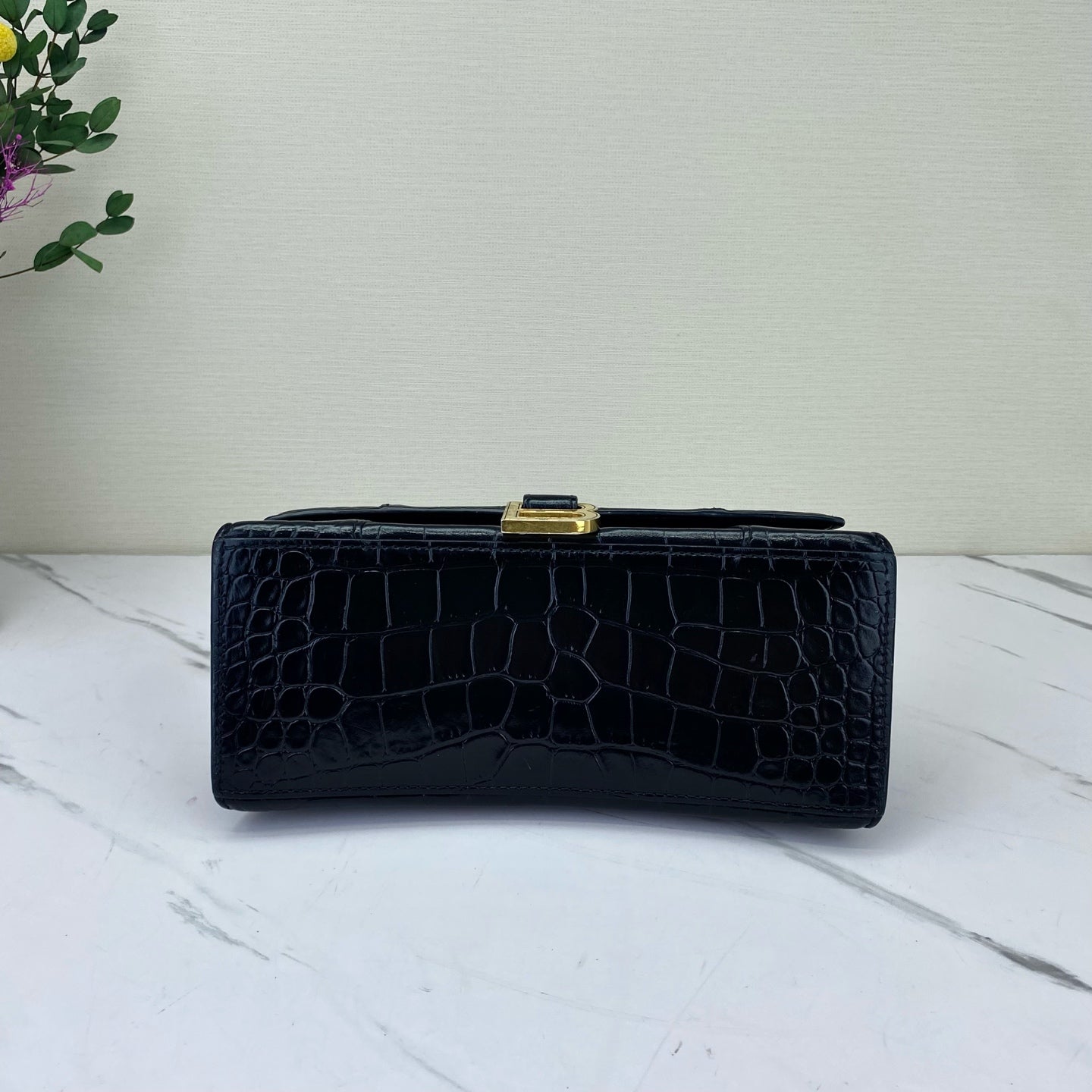 Balenciaga - Hourglass - Leather - Black - (Small)