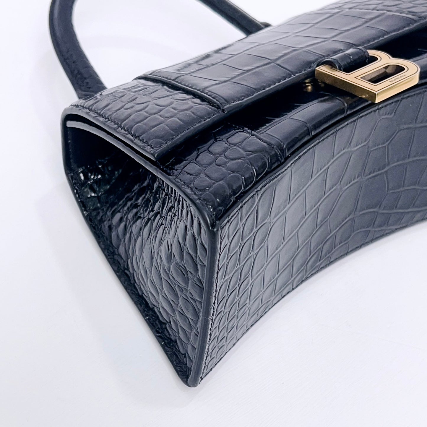 Balenciaga - Hourglass - Leather - Black - (small)
