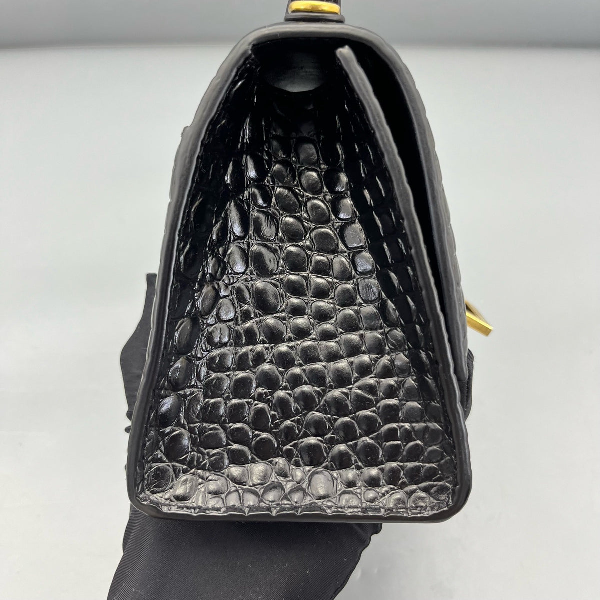 Balenciaga - Hourglass - Leather - Black - (small)