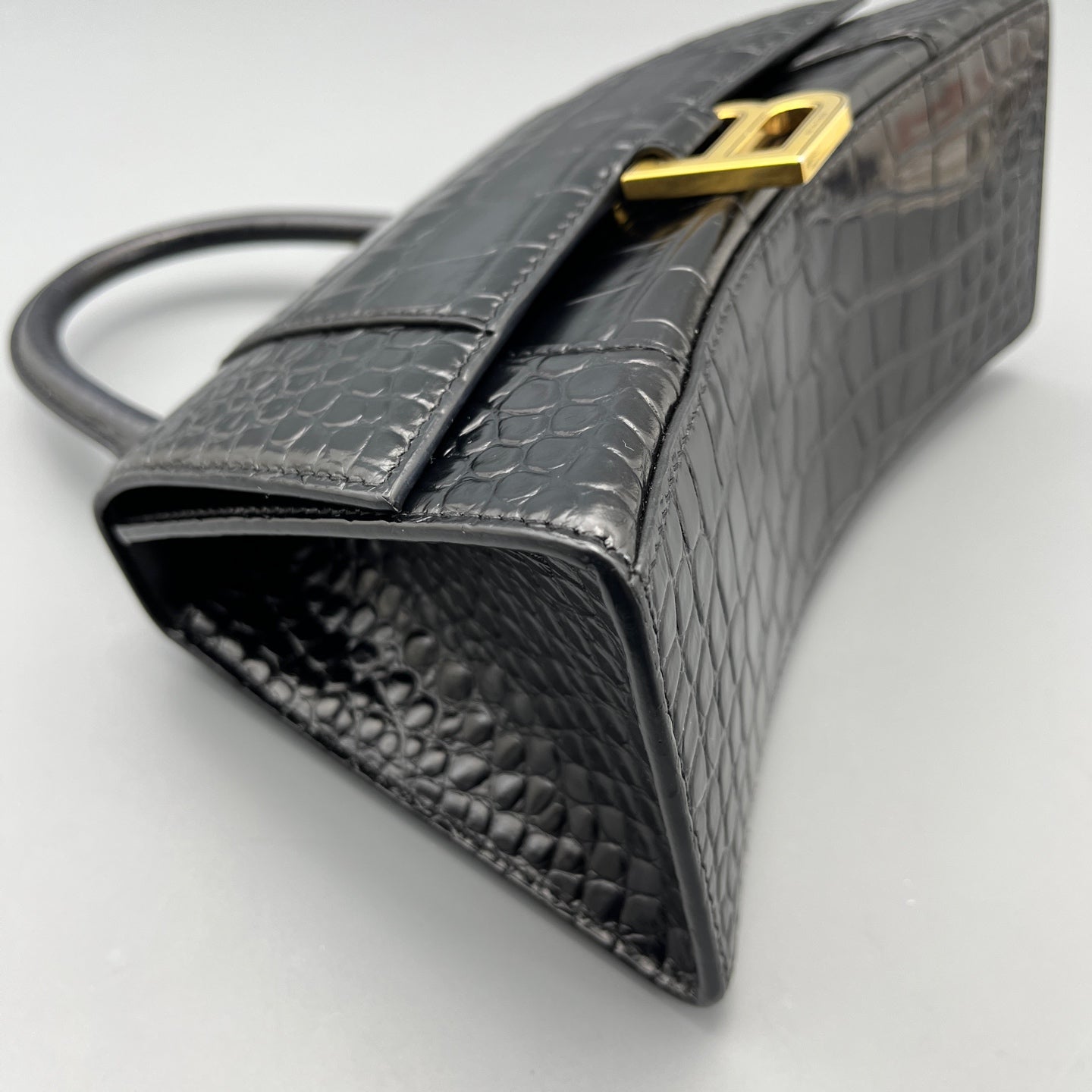 Balenciaga - Hourglass - Leather - Black - (small)