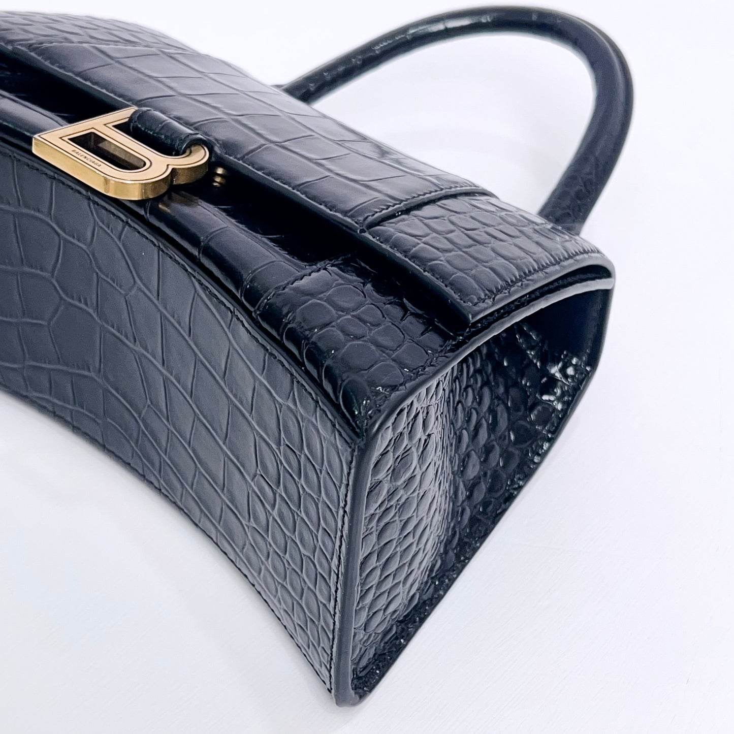 Balenciaga - Hourglass - Leather - Black - (small)