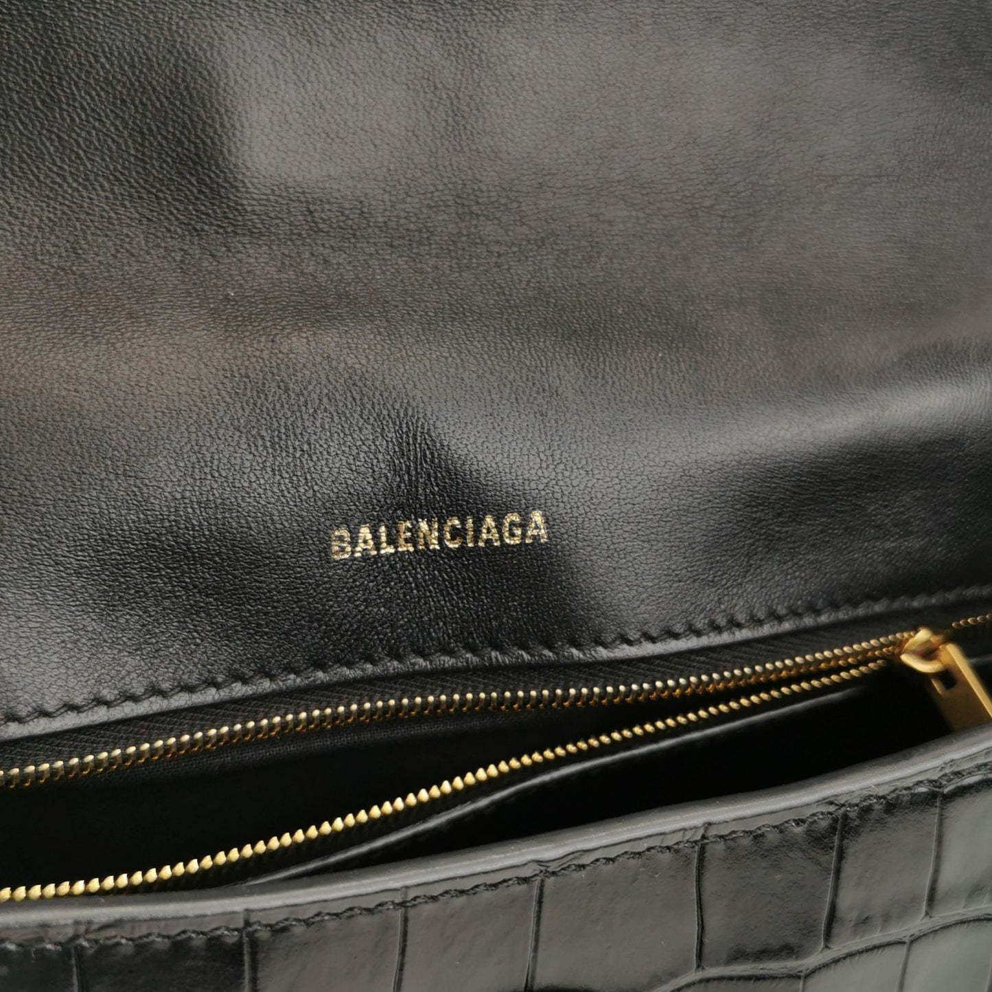 Balenciaga - Hourglass - Leather - Black - (Small)