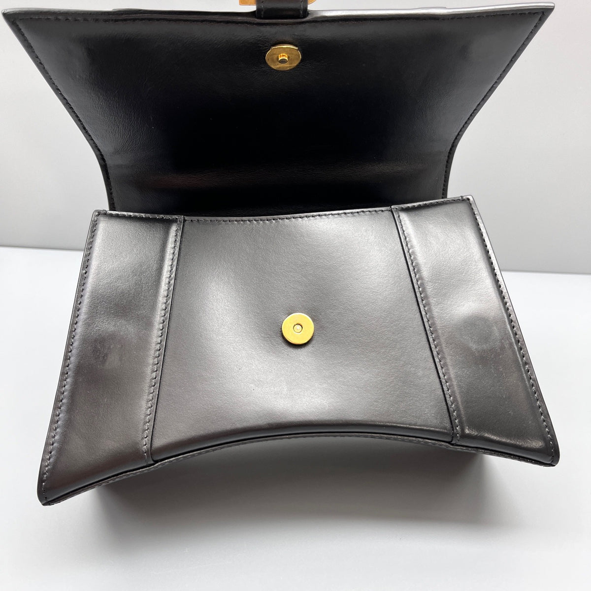 Balenciaga - Hourglass - Leather - Black - (Small)