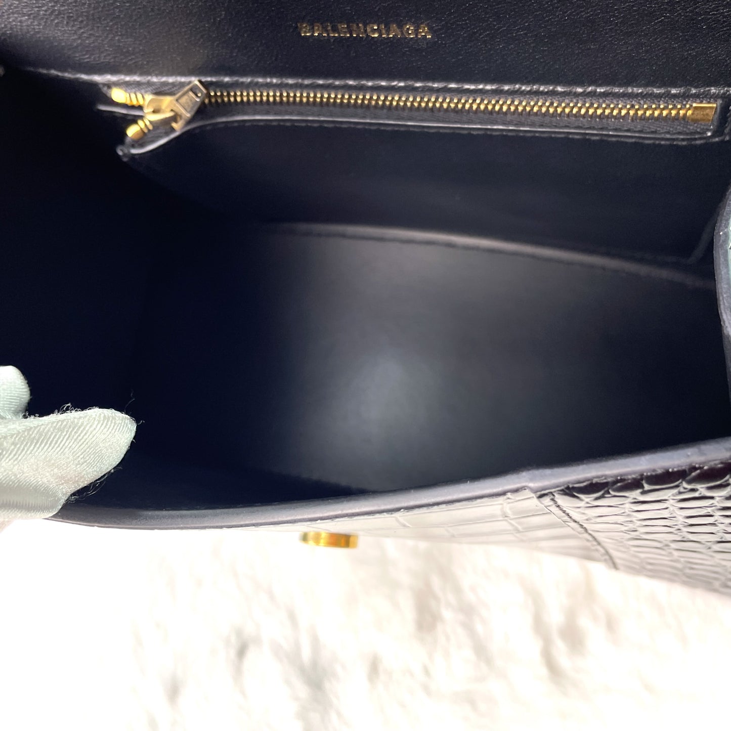 Balenciaga - Hourglass - Leather - Black - (small)