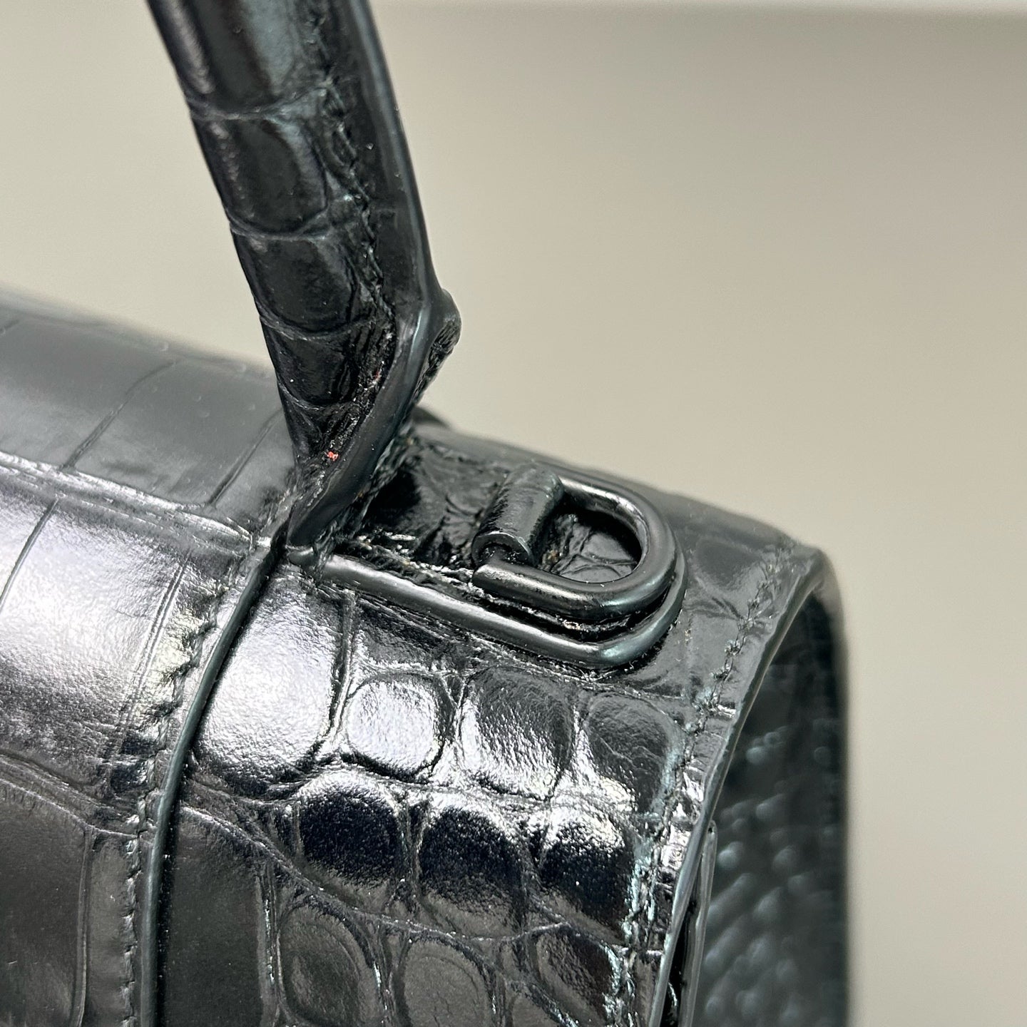 Balenciaga - Hourglass - Leather - Black - (small)