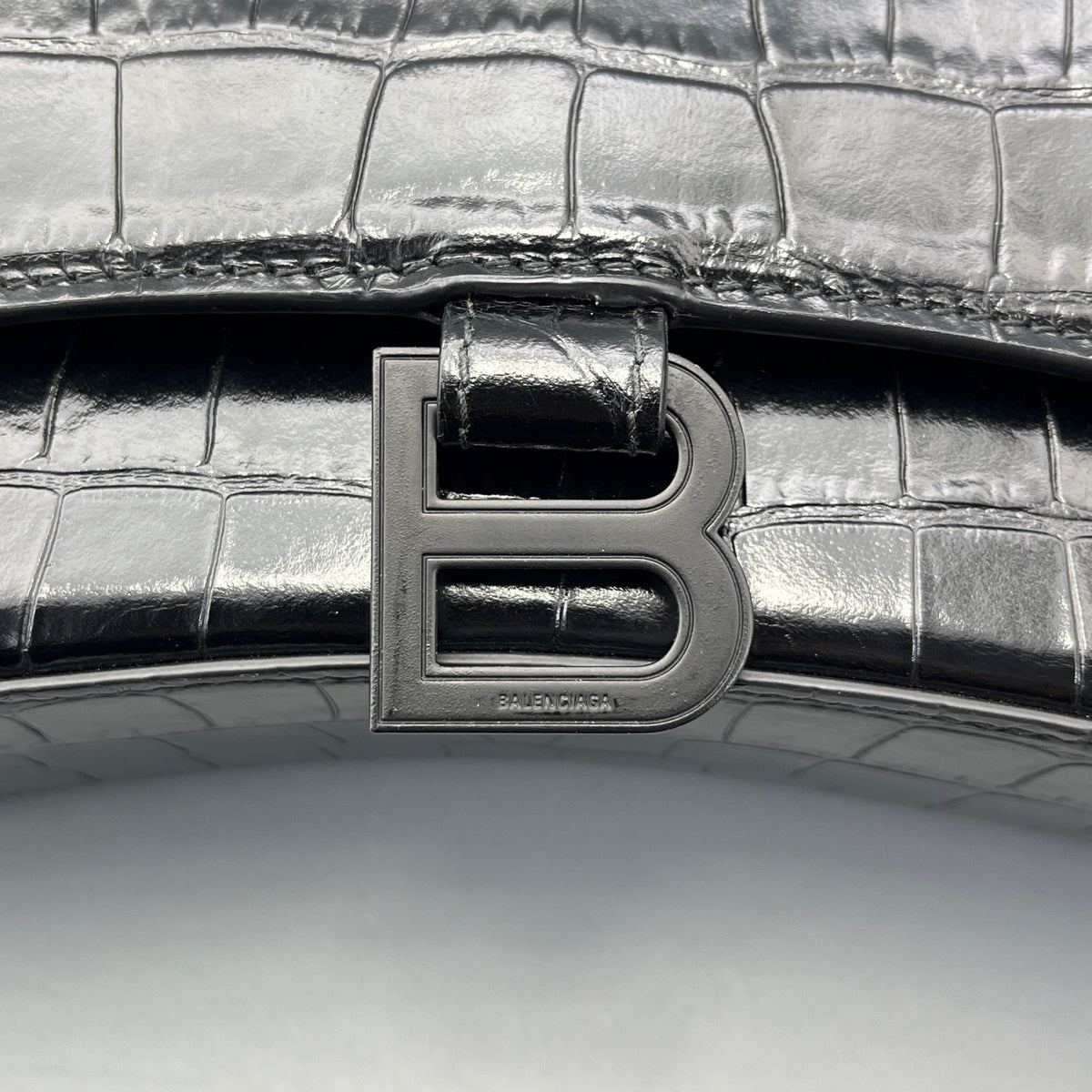 Balenciaga - Hourglass - Leather - Black - (small)