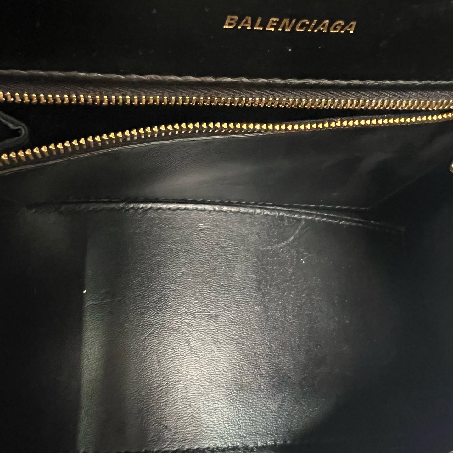 Balenciaga - Hourglass - Leather - Black - (small)