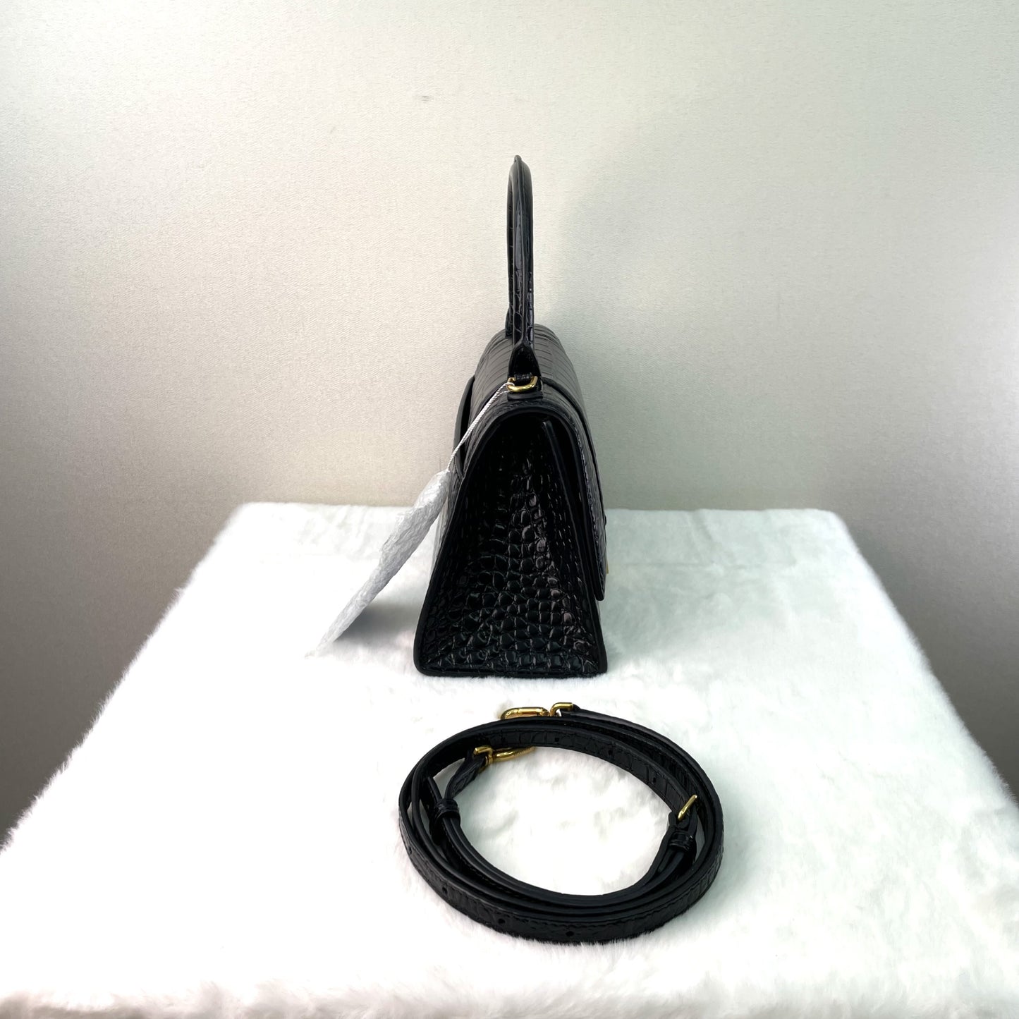 Balenciaga - Hourglass - Leather - Black - (small)
