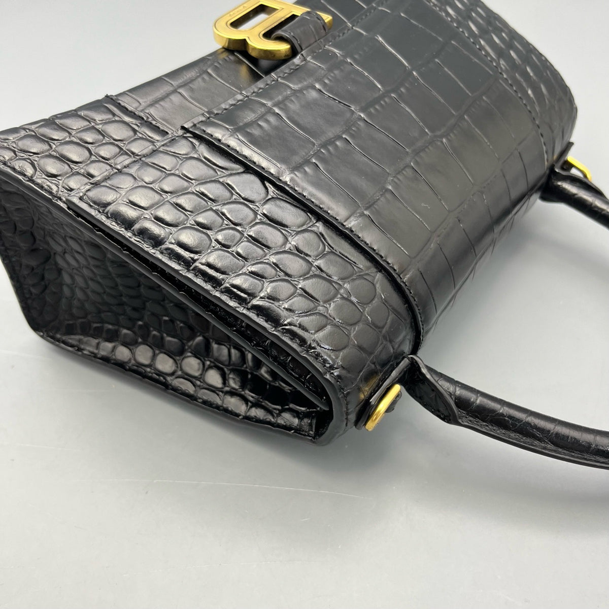 Balenciaga - Hourglass - Leather - Black - (small)