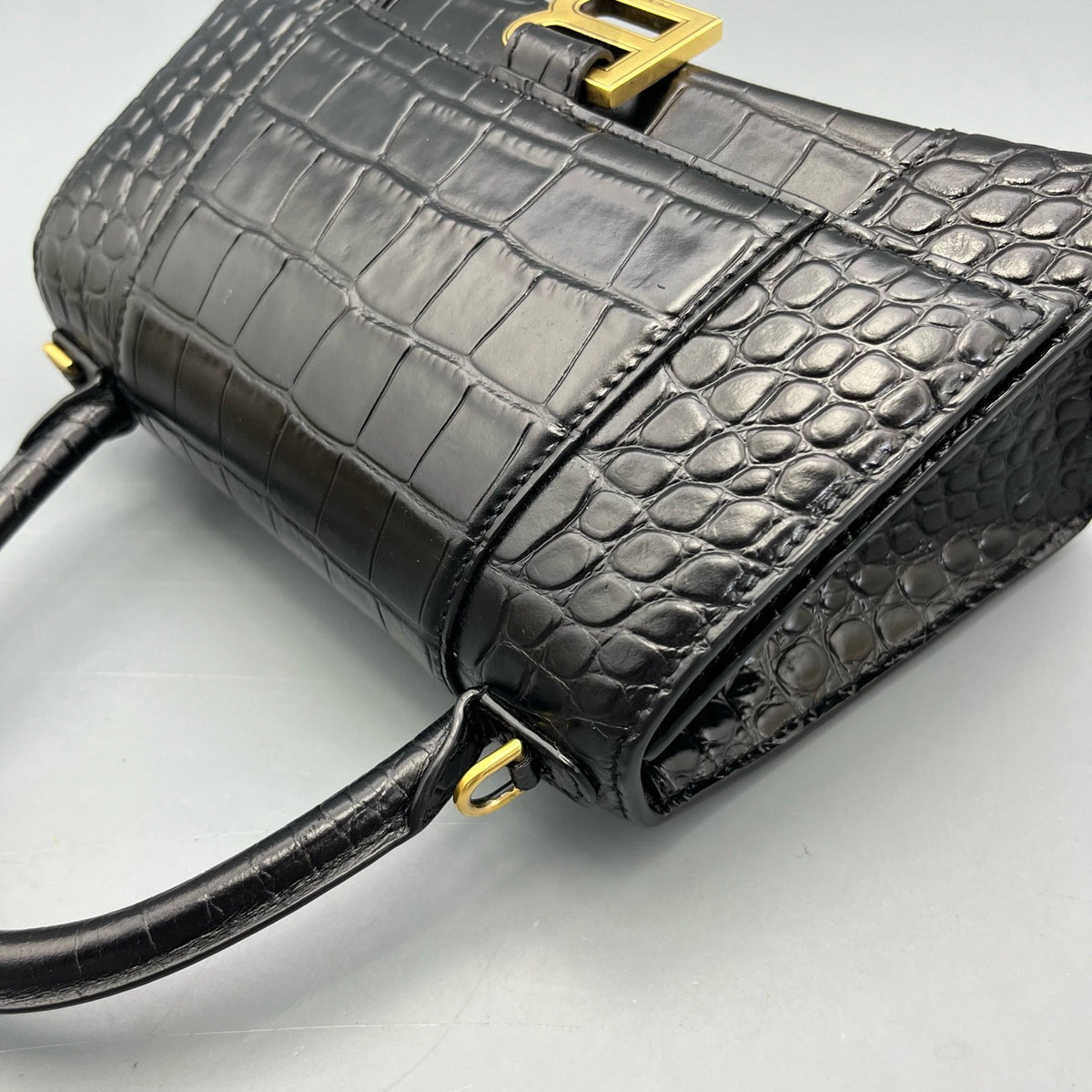 Balenciaga - Hourglass - Leather - Black - (small)